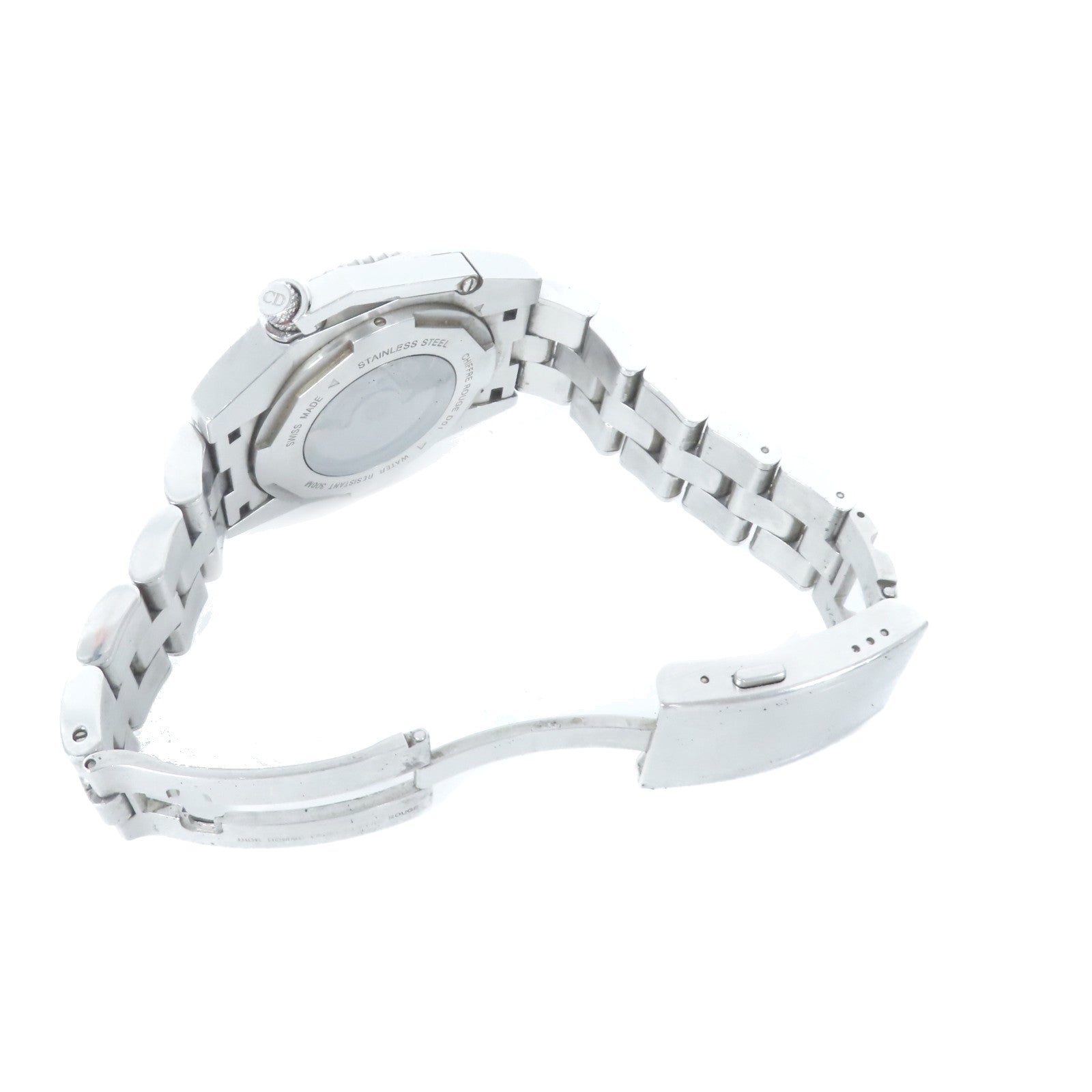 Dior Chiffre Rouge Watch不鏽鋼自動機芯手錶黑色