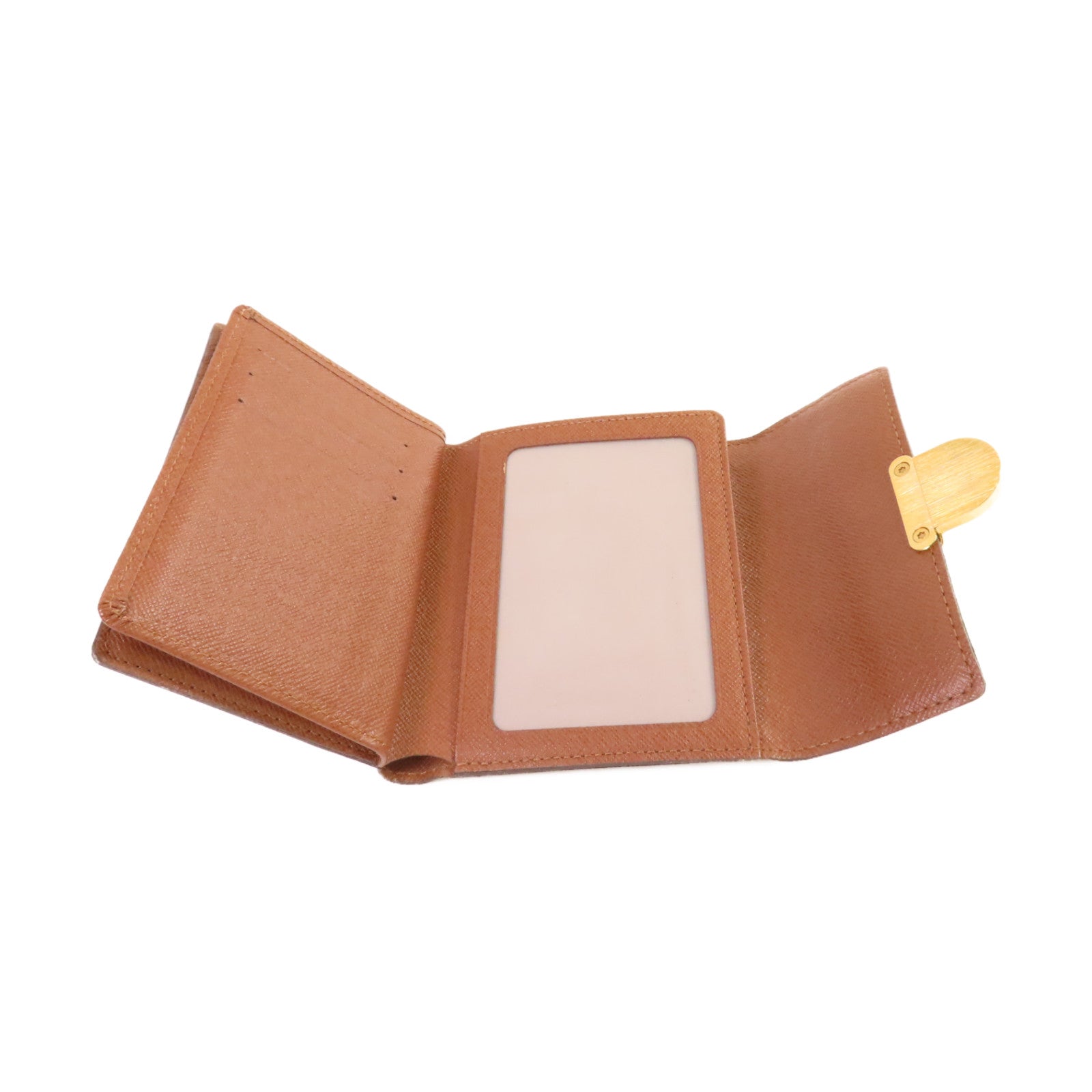 LOUIS VUITTON Monogram Portefeuille Koala Trifold Wallet金扣短錢包啡色