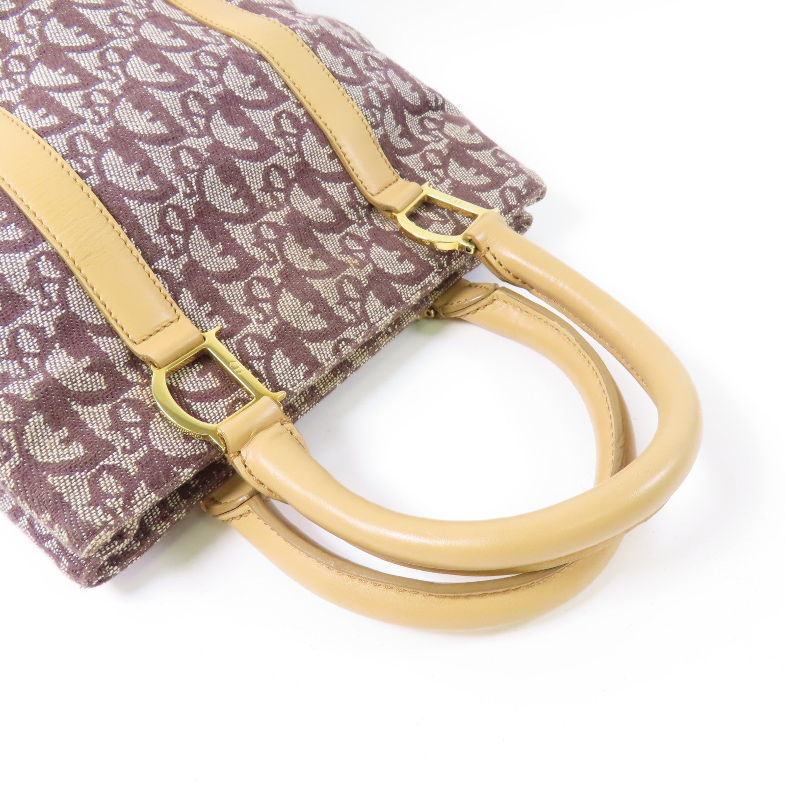 Dior 帆布Hand Bag金扣手挽袋