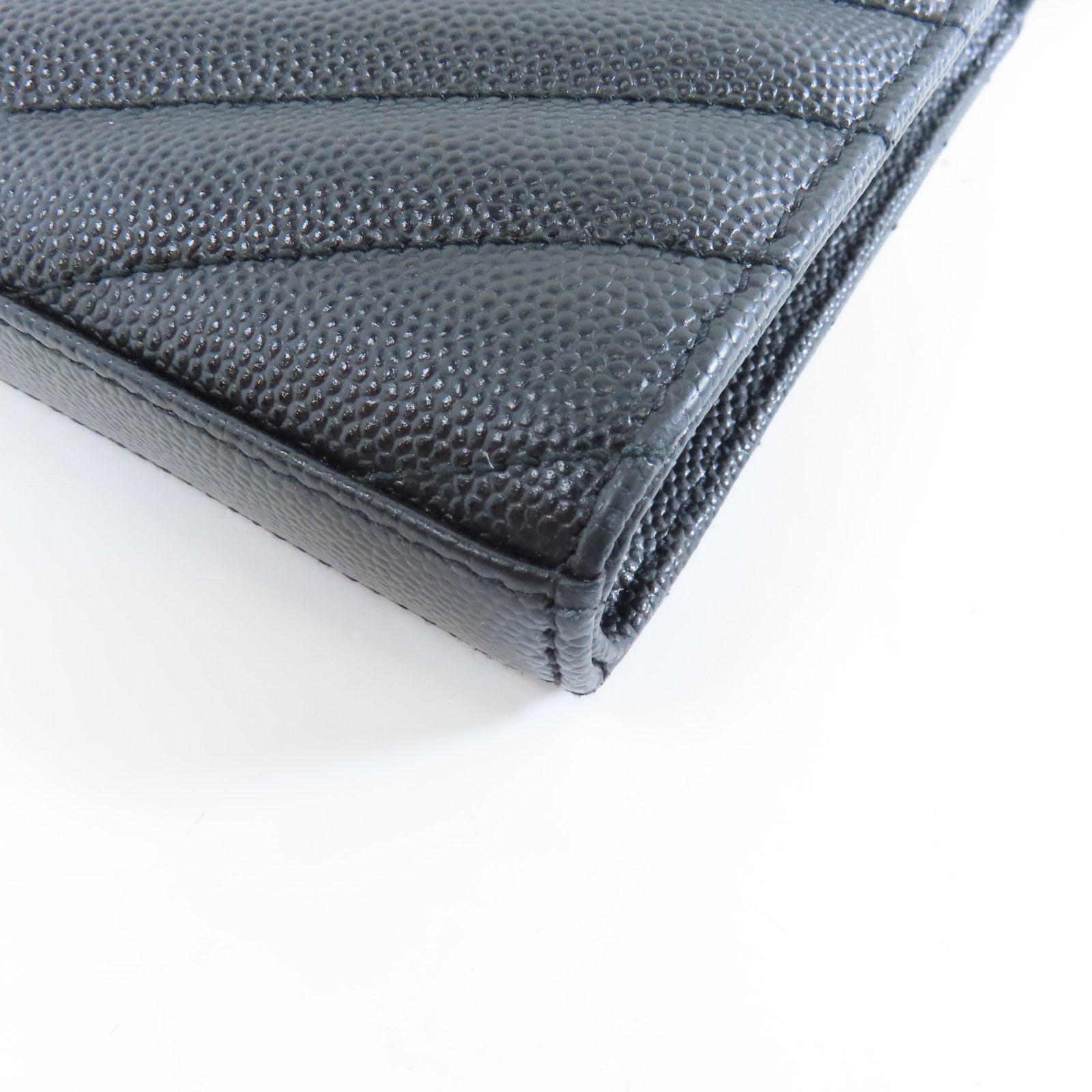 SAINT LAURENT 牛皮皮革Chain Shoulder Bag鏈帶肩背袋黑色
