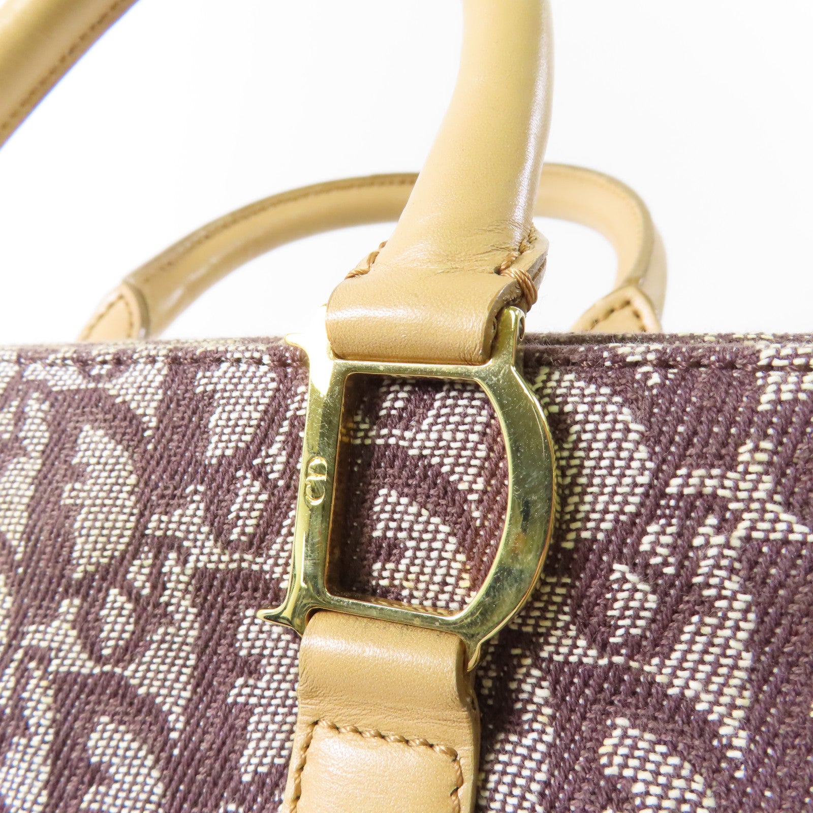 Dior 帆布Hand Bag金扣手挽袋