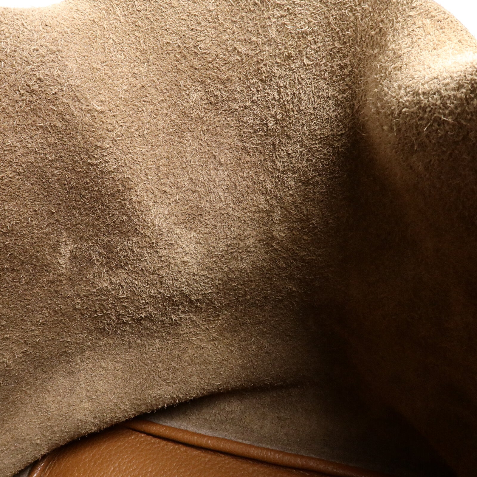 HERMES Clemence皮革Picotin GM手挽袋Étoupe/Gold
