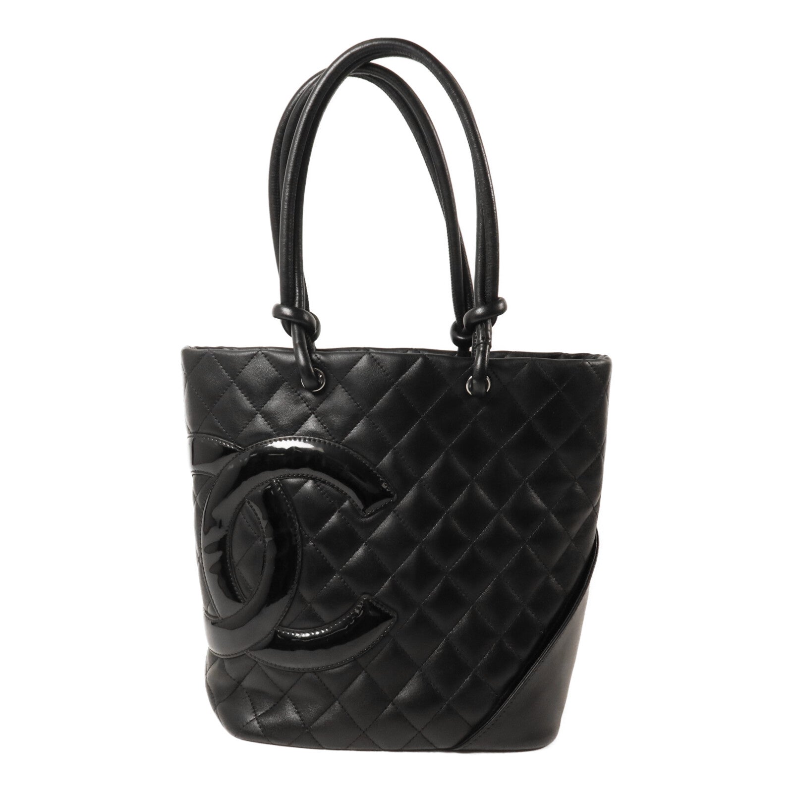 CHANEL 牛皮皮革/塗層皮革Cambon Line Medium Tote手挽袋