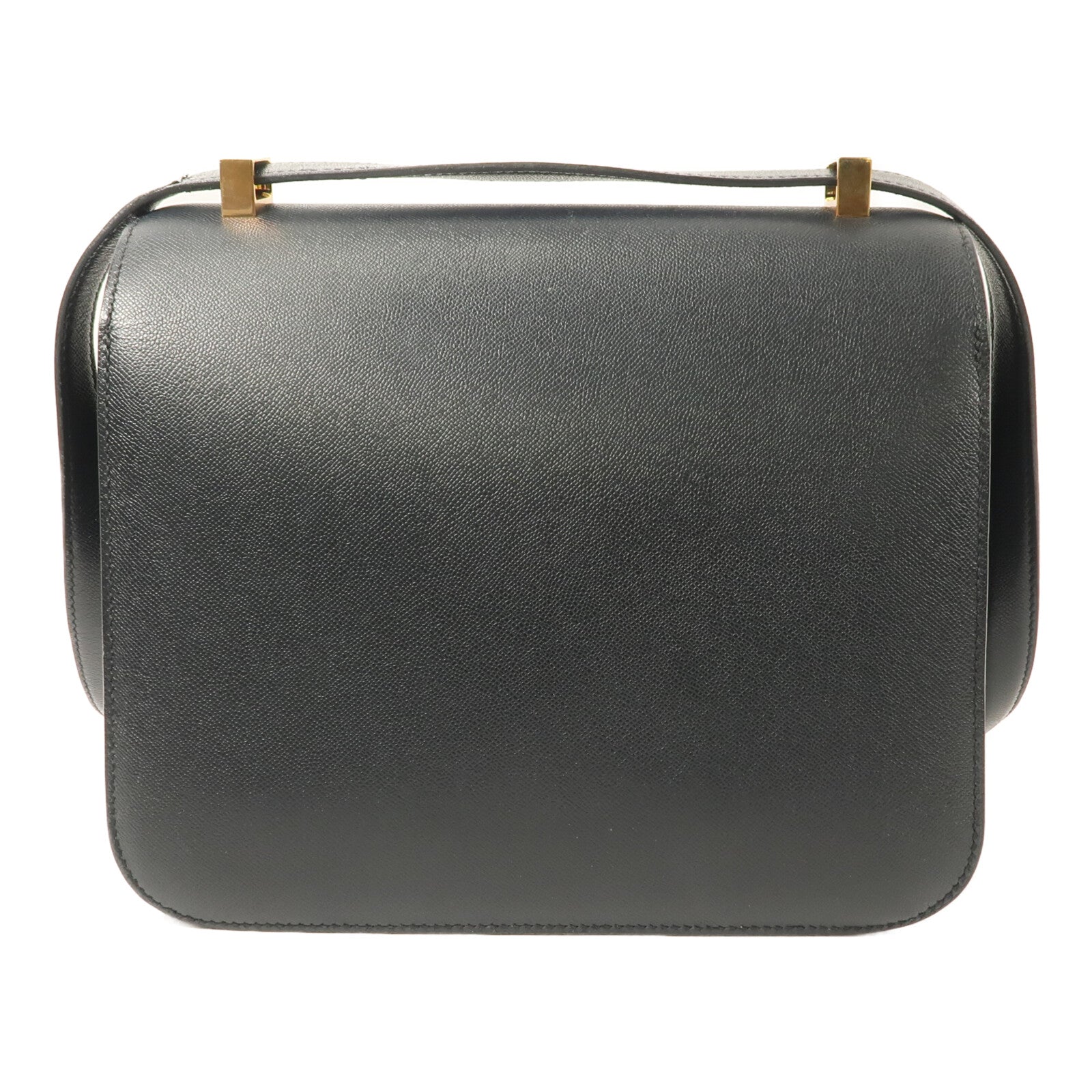 HERMES Epsom皮革Constance 24肩背袋Bleu Nuit