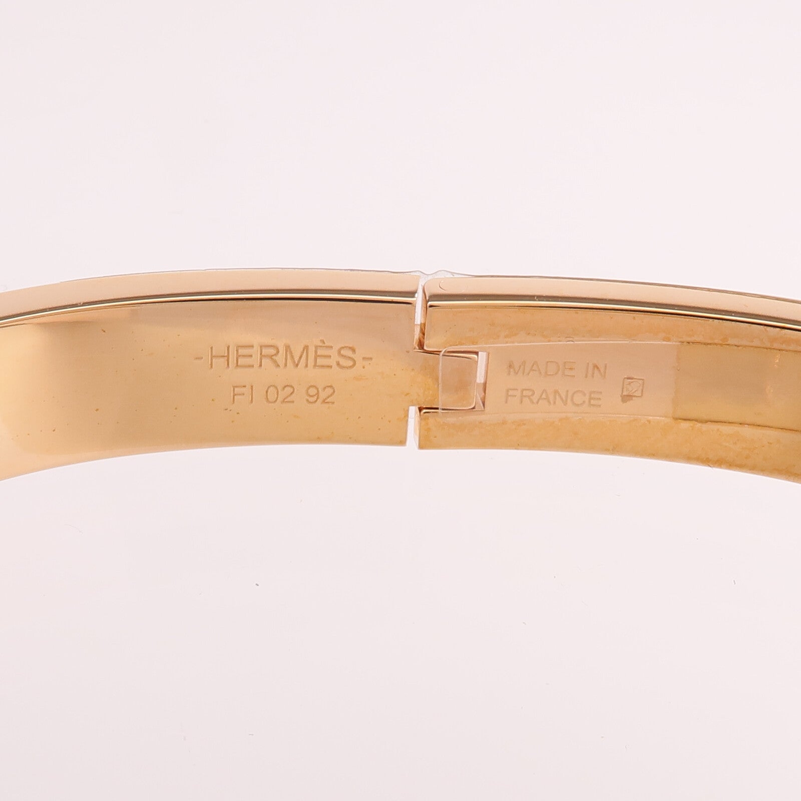 HERMES 金屬/琺瑯Mini Clic Chaine d'Ancre手鐲