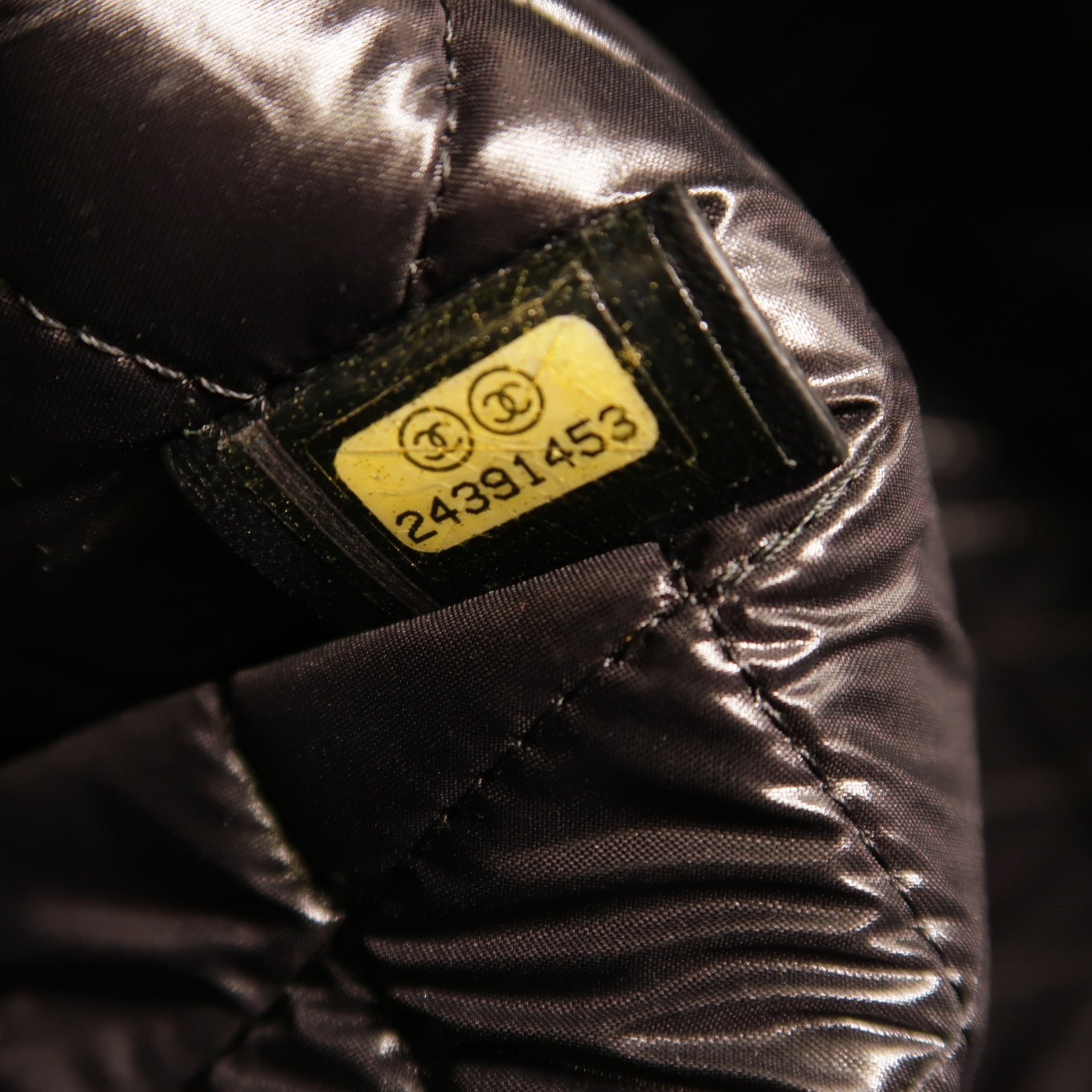 CHANEL 羊皮皮革Matelasse Coco Mark手拿包