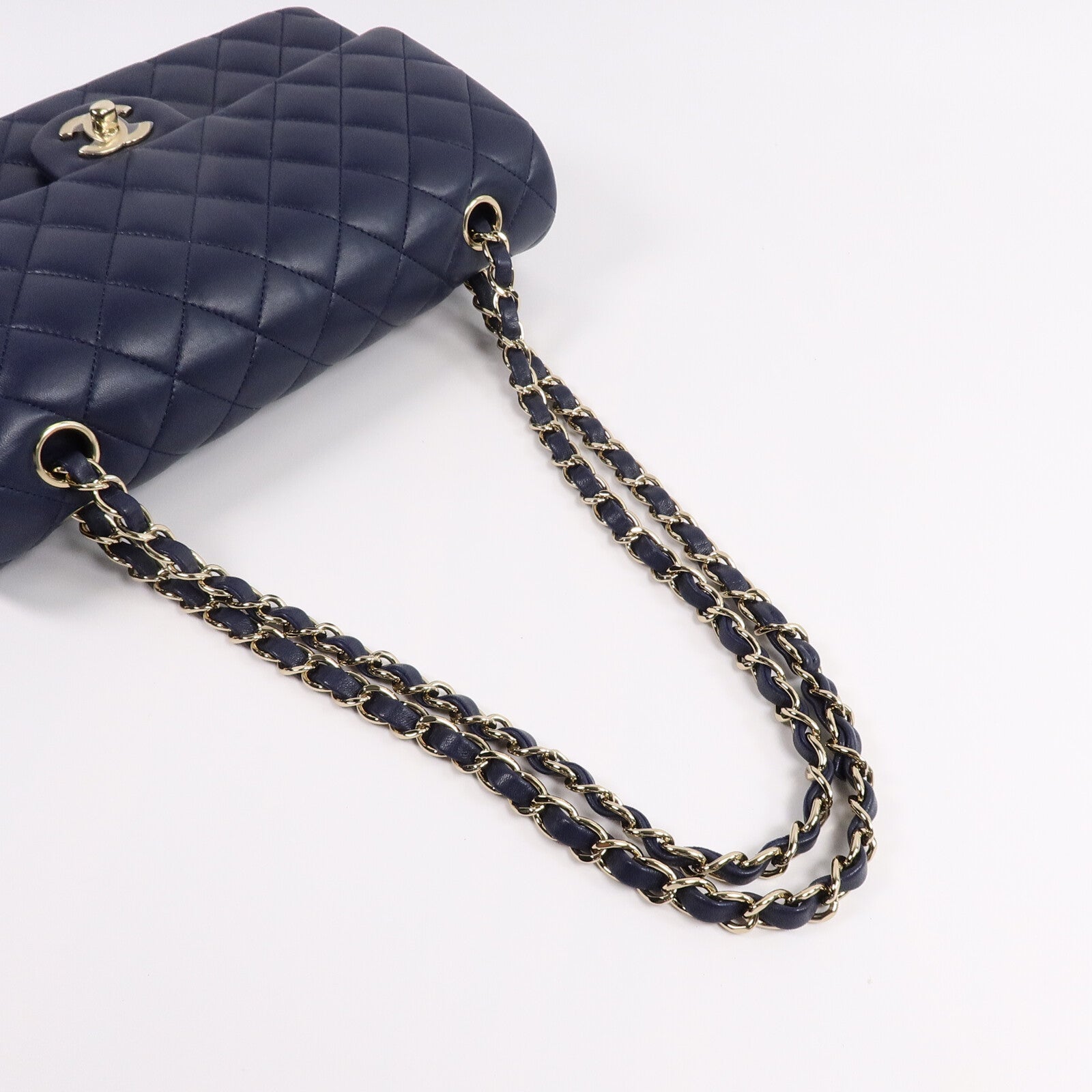 CHANEL 羊皮皮革Classic 25鏈帶手挽肩背兩用袋
