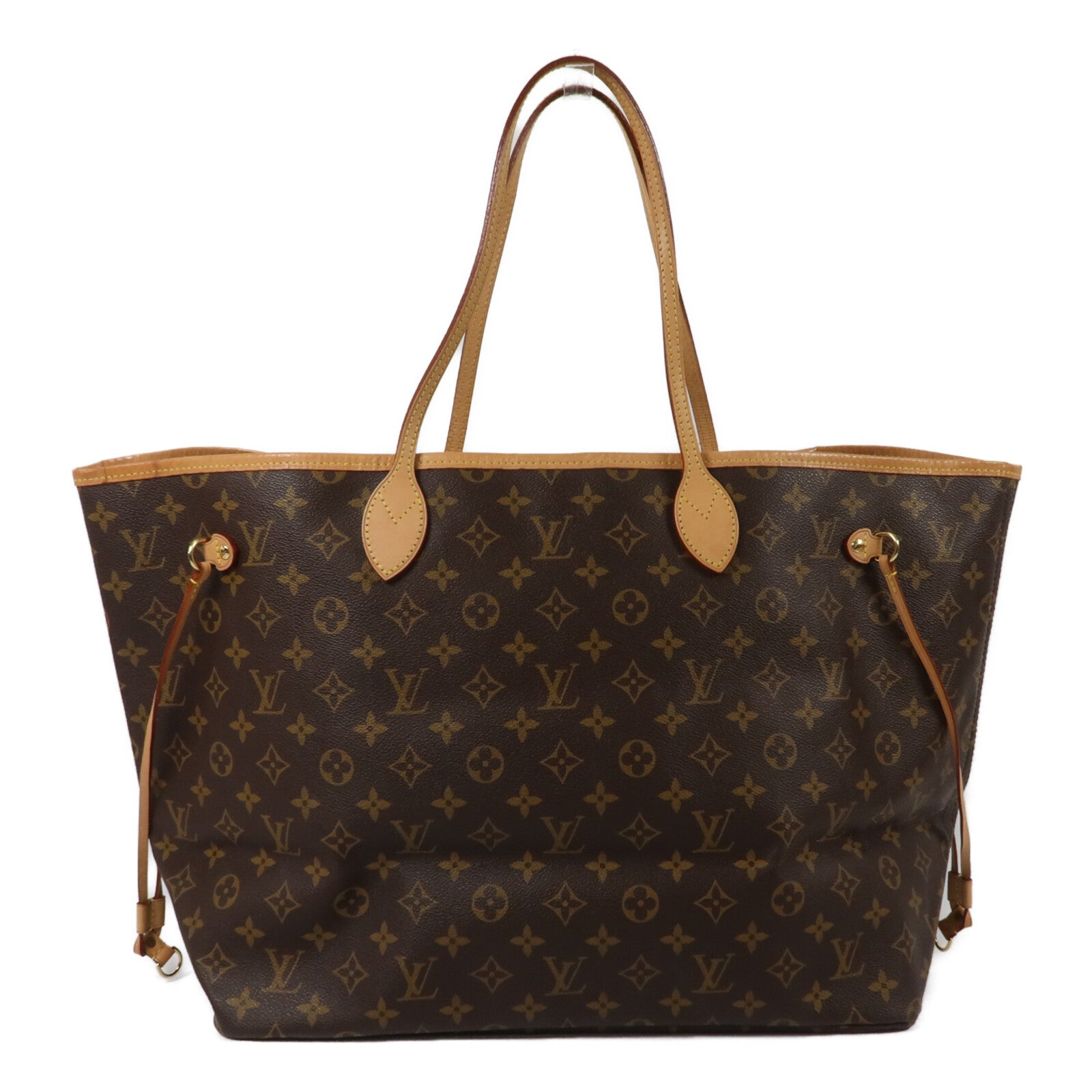 LOUIS VUITTON Monogram Neverfull GM Tote Bag金扣肩背袋