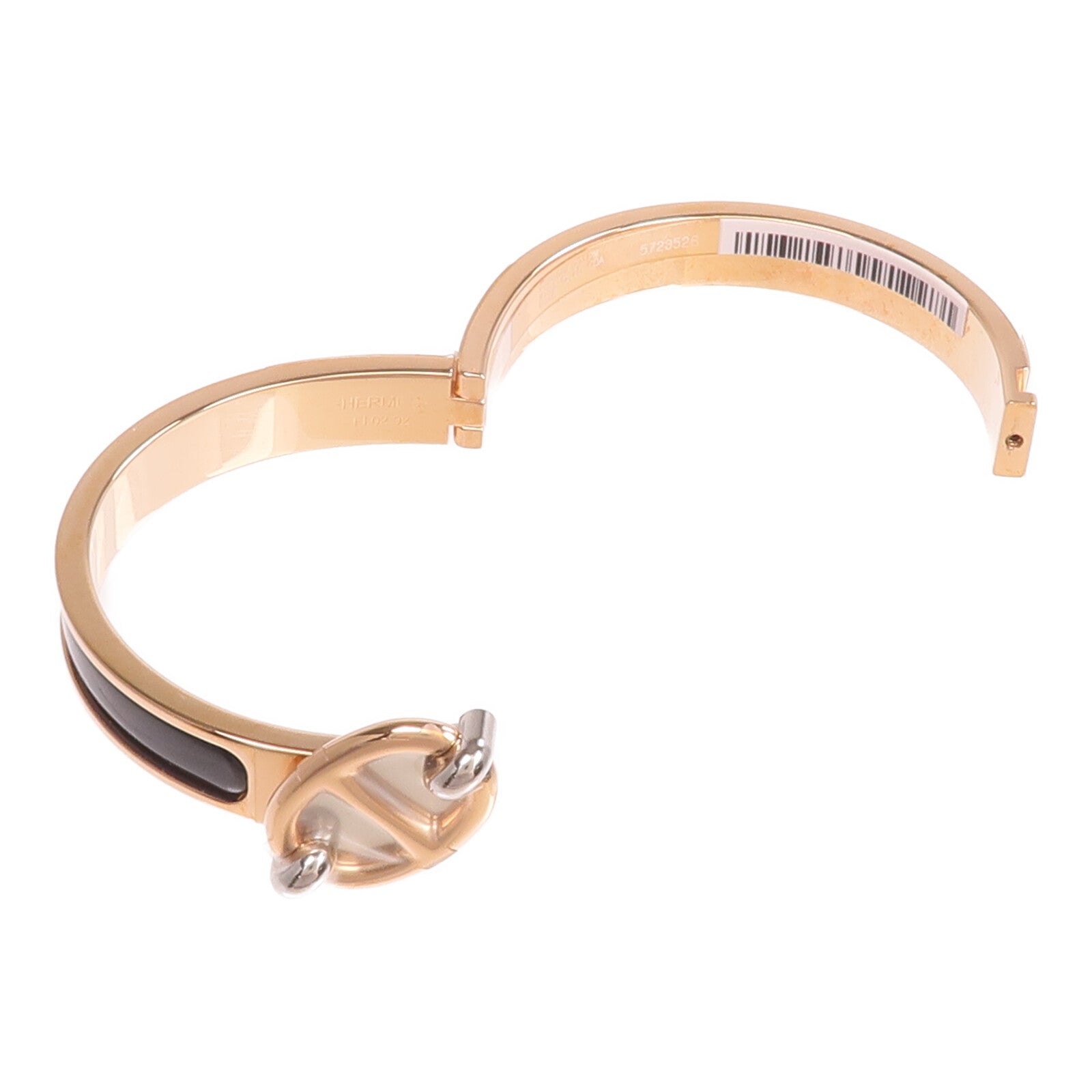 HERMES 金屬/琺瑯Mini Clic Chaine d'Ancre手鐲