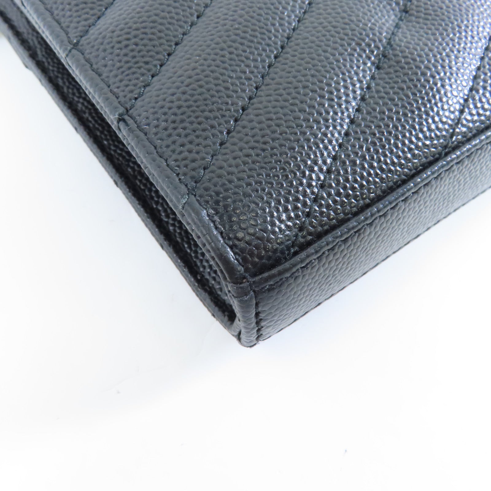 SAINT LAURENT 牛皮皮革Chain Shoulder Bag鏈帶肩背袋黑色