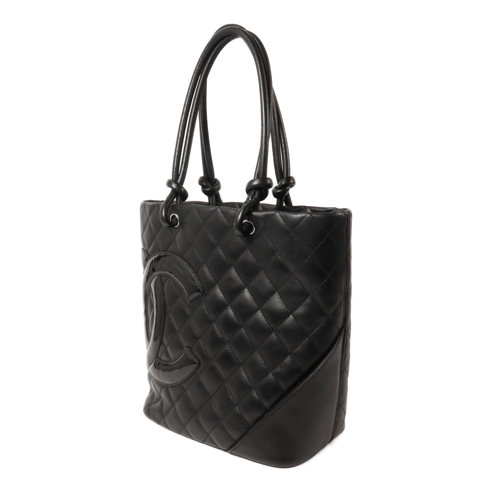 CHANEL 牛皮皮革/塗層皮革Cambon Line Medium Tote手挽袋