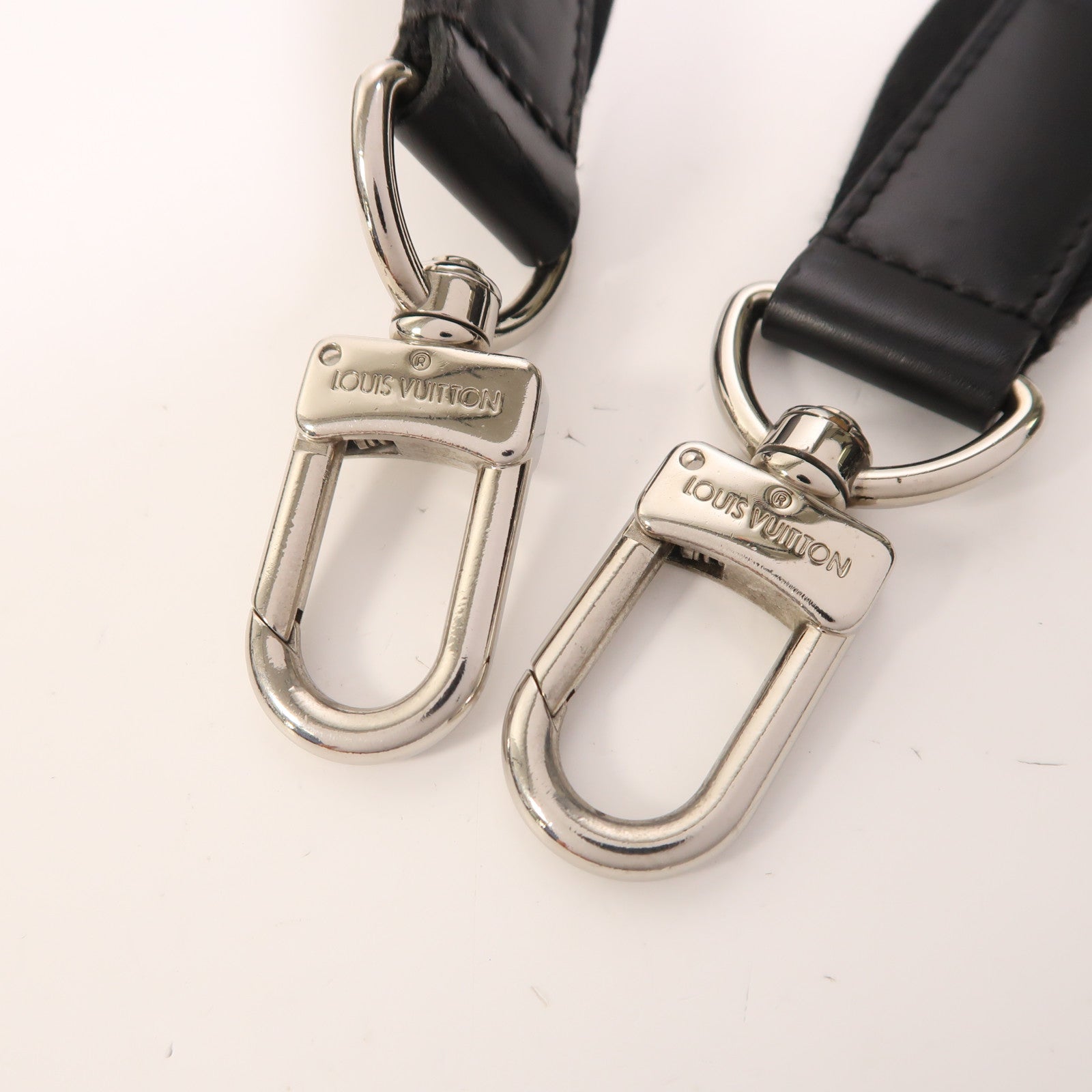 LOUIS VUITTON Damier Graphite Porte Document Jour Business Bag銀扣手挽袋