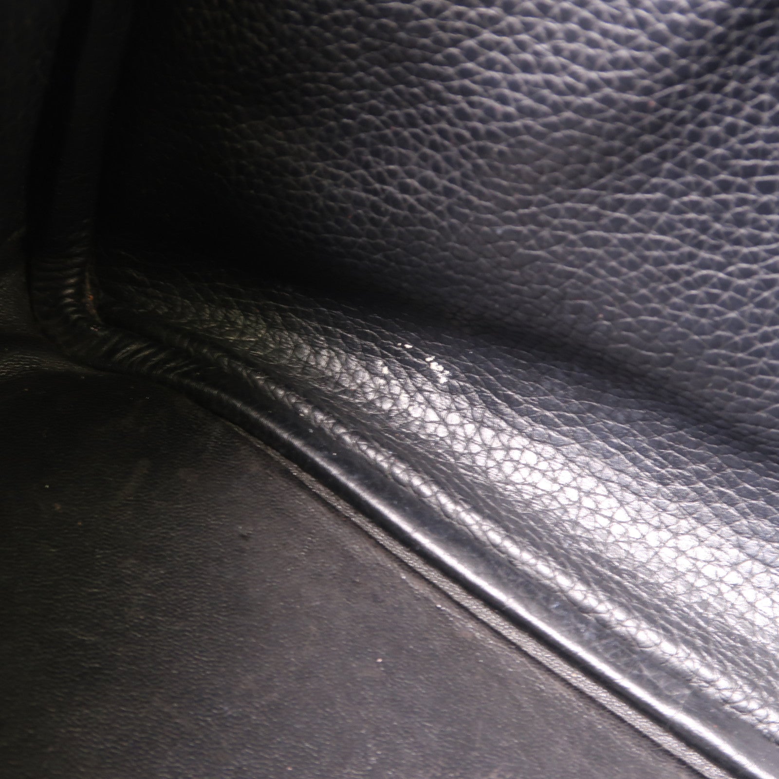 HERMES Clemence皮革Lindy 30銀扣手挽肩背兩用袋Noir