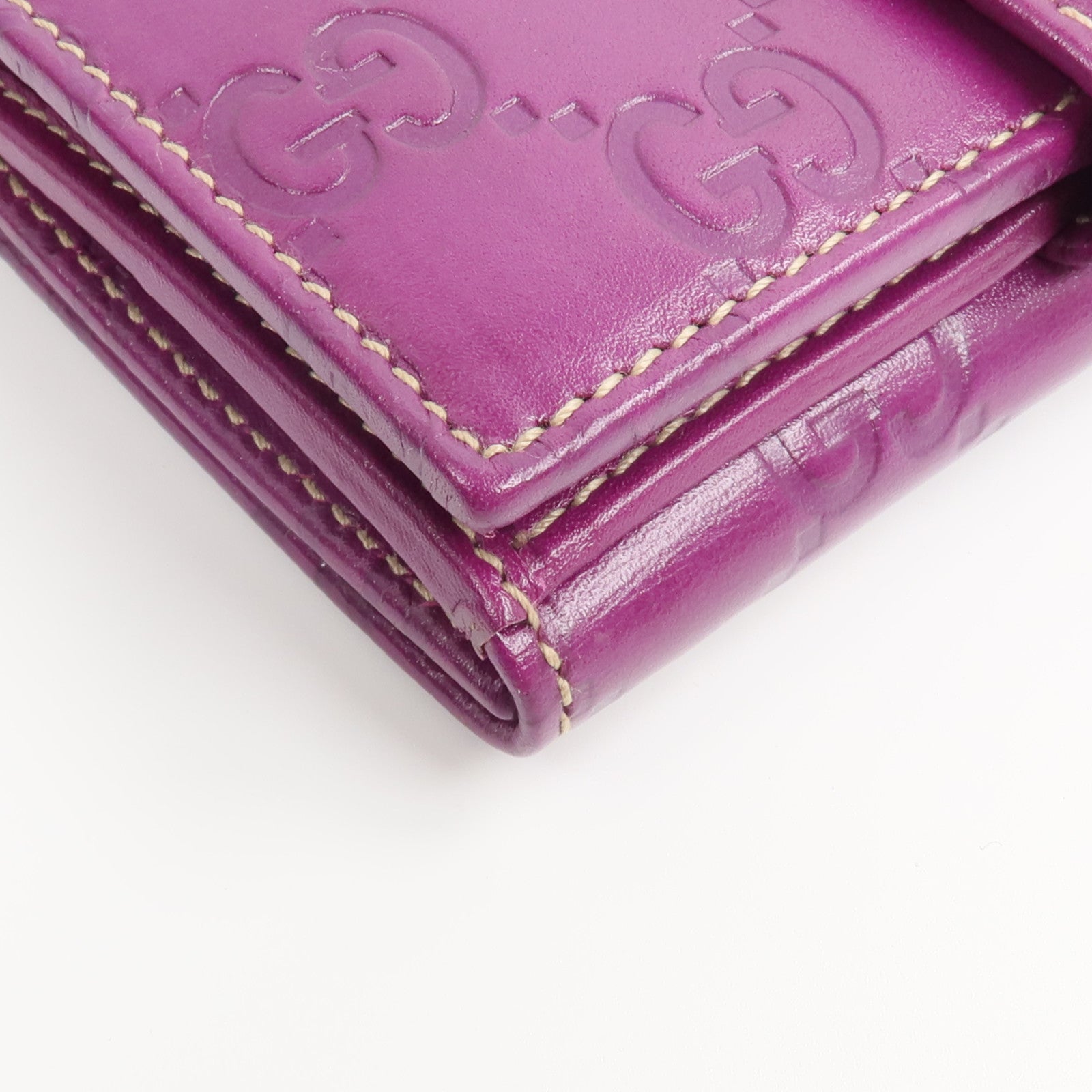 GUCCI 牛皮皮革Fold Wallet錢包