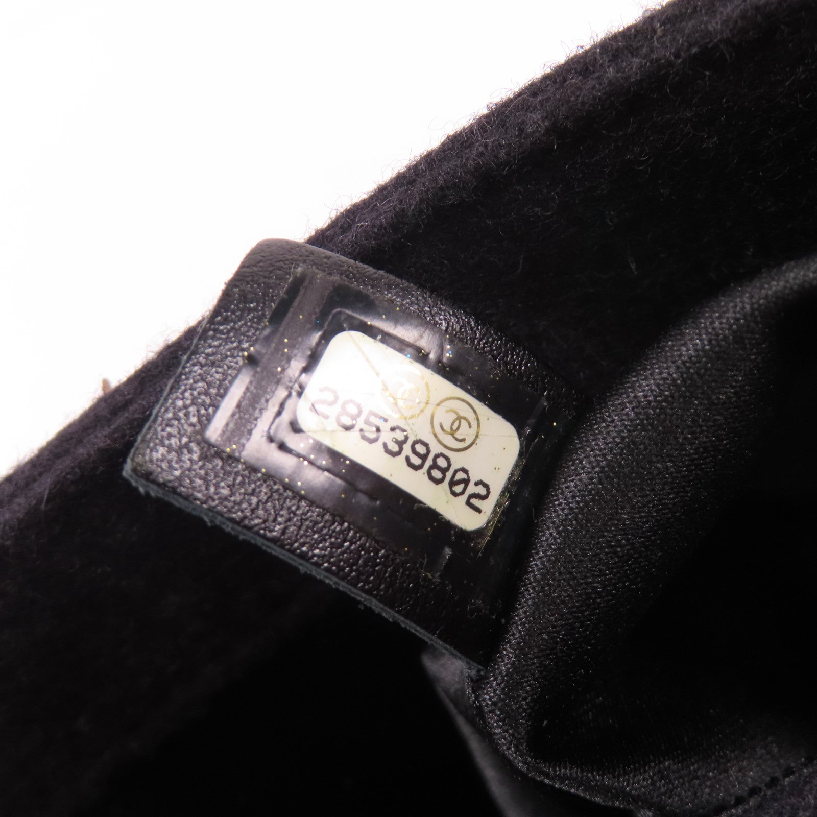 CHANEL 珠片Sequin Flag Bag銀扣鏈帶肩背袋