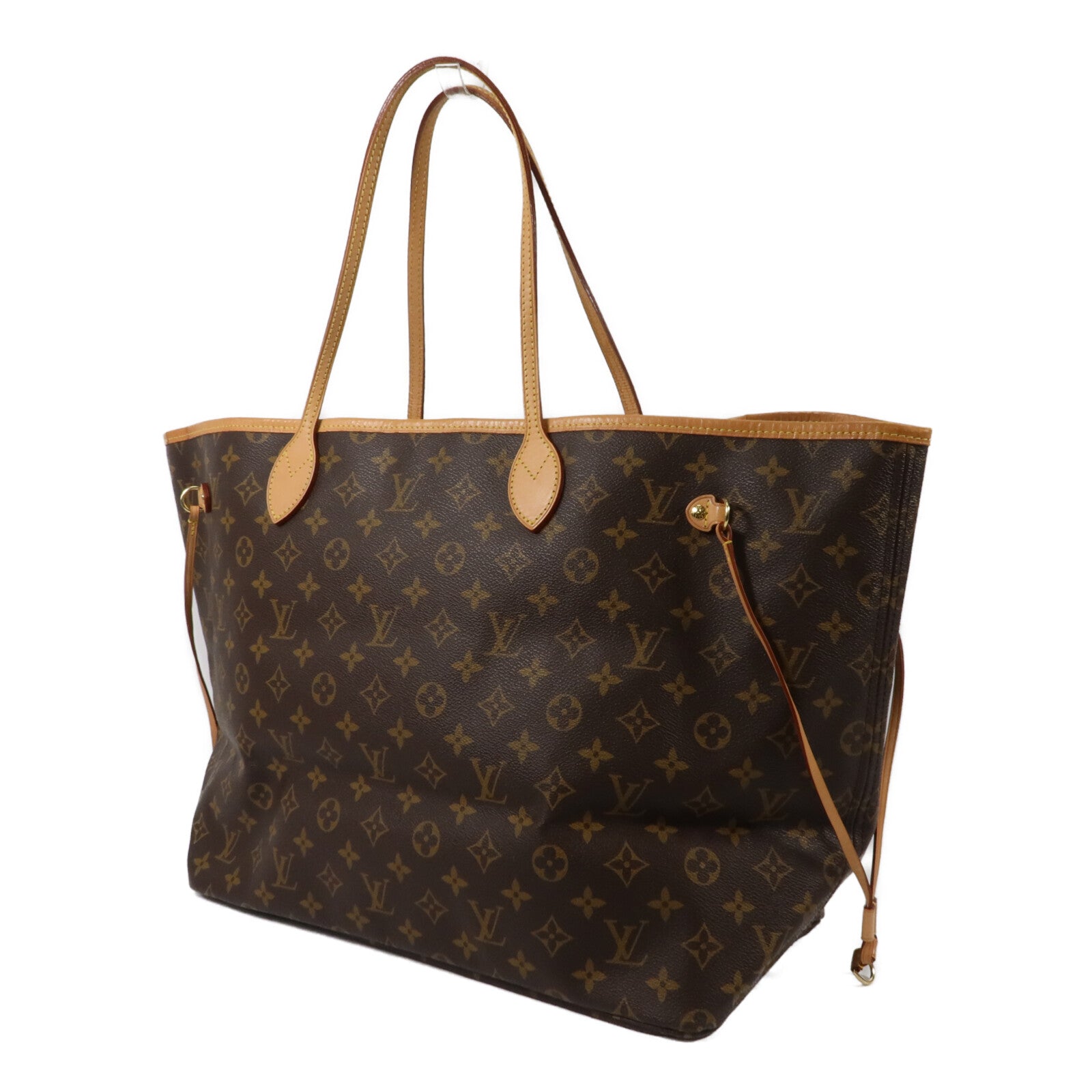 LOUIS VUITTON Monogram Neverfull GM Tote Bag金扣肩背袋