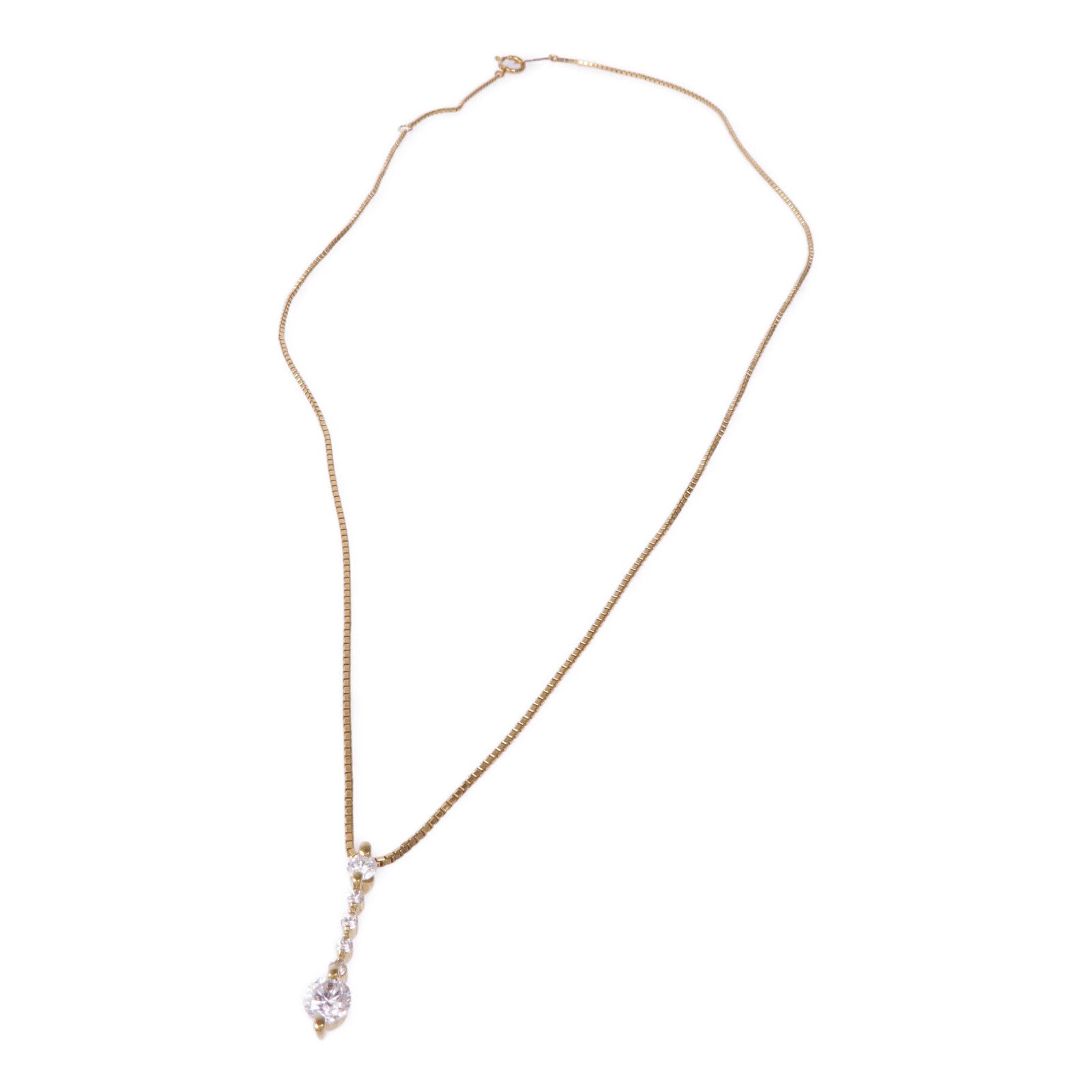 JEWELRY 【激減優惠】18K黃金Diamond Necklace鑽石項鍊