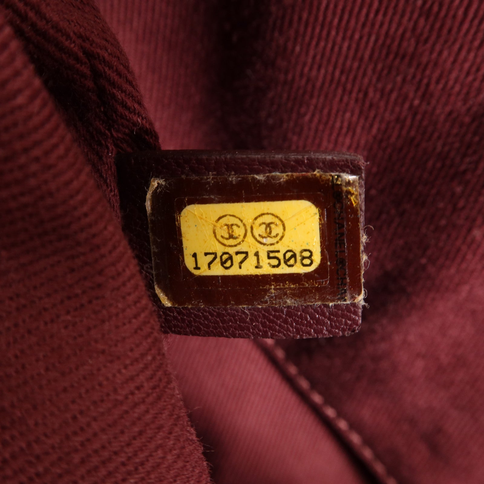 CHANEL 牛皮皮革Chain Shoulder銀扣肩背袋