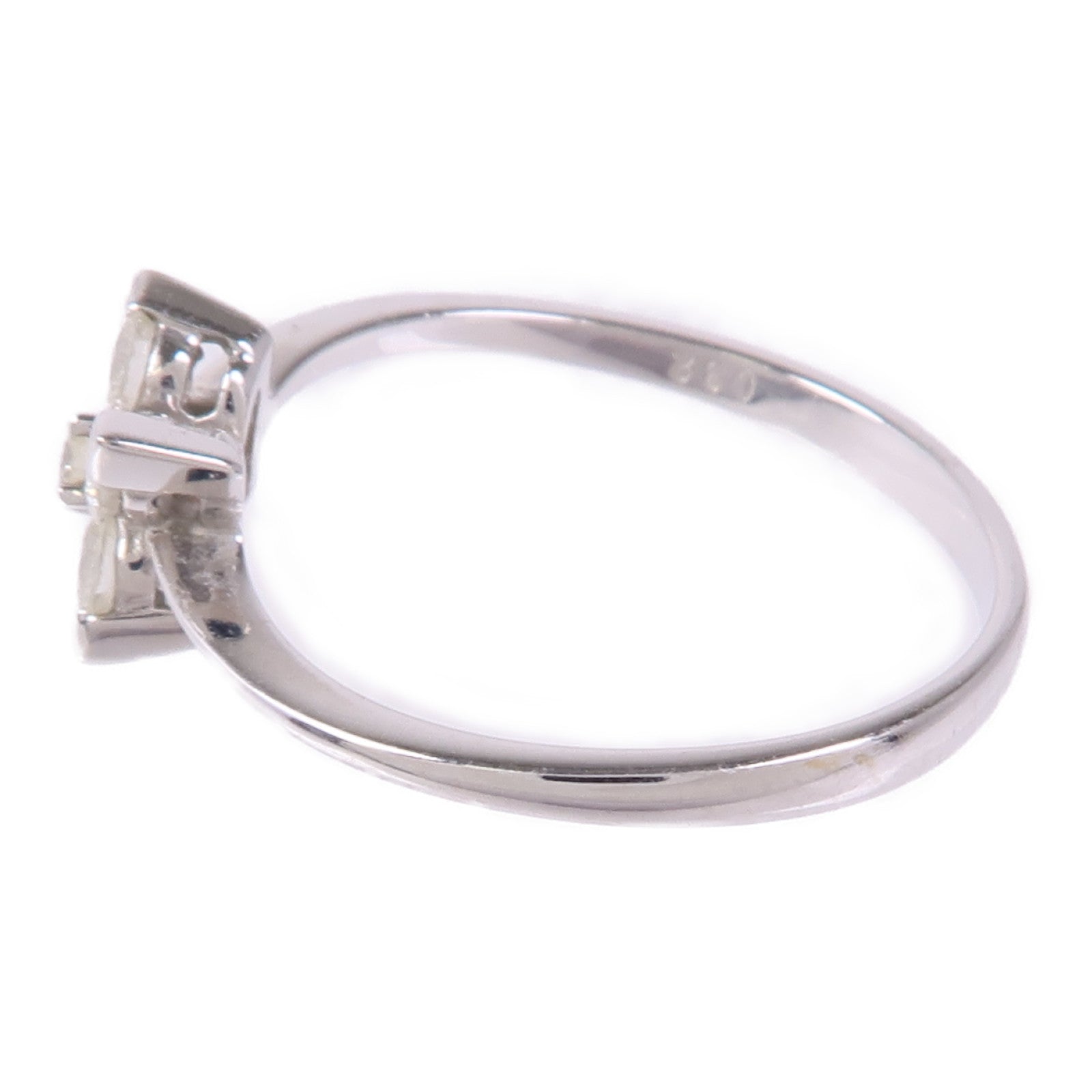 JEWELRY 【激減優惠】18K白金Diamond Ring鑽石戒指US#6