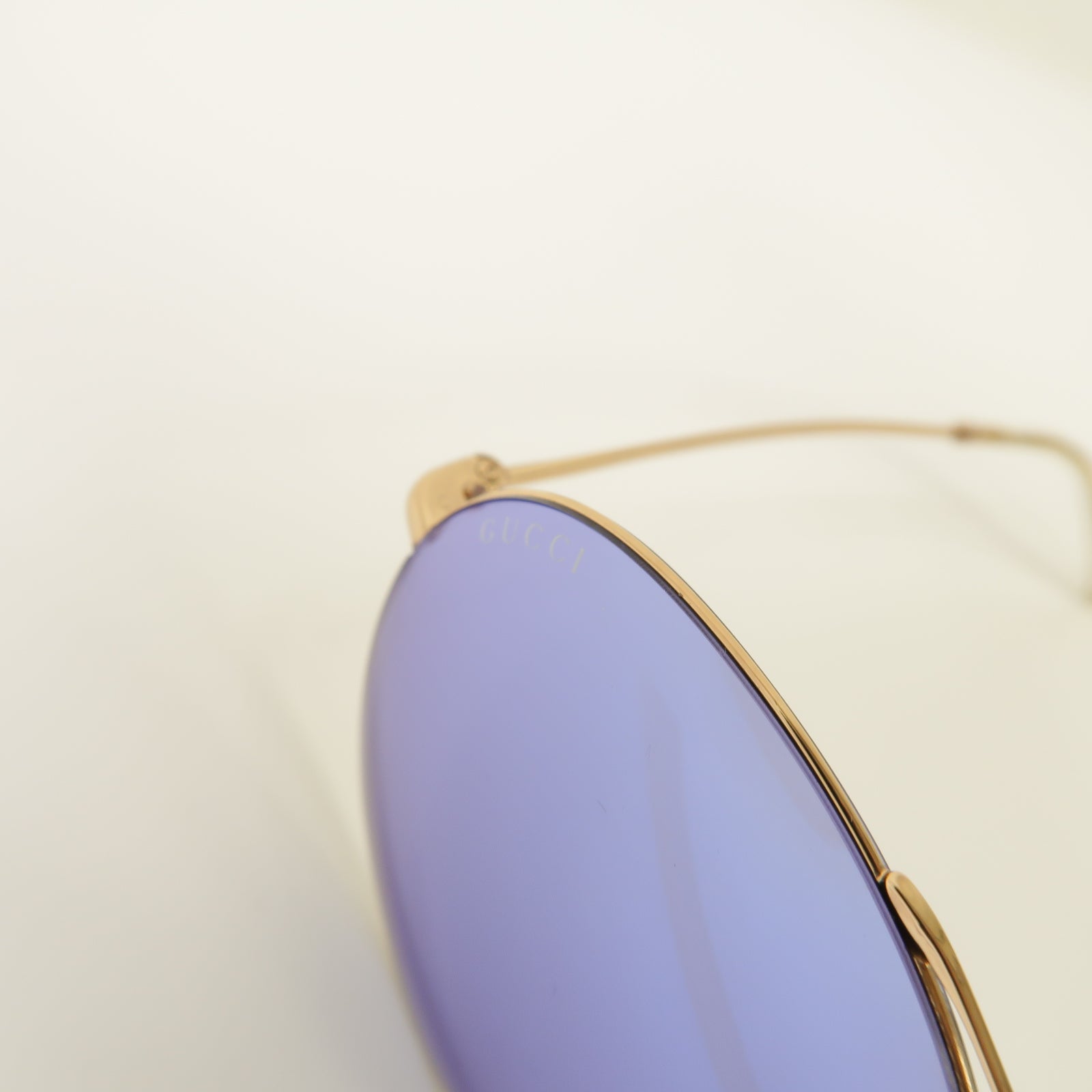 GUCCI 【激減優惠】PVC Sunglasses太陽眼鏡藍色/金色