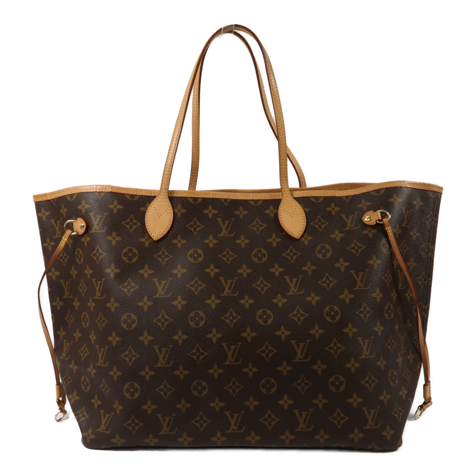 LOUIS VUITTON Monogram Neverfull GM Tote Bag金扣肩背袋