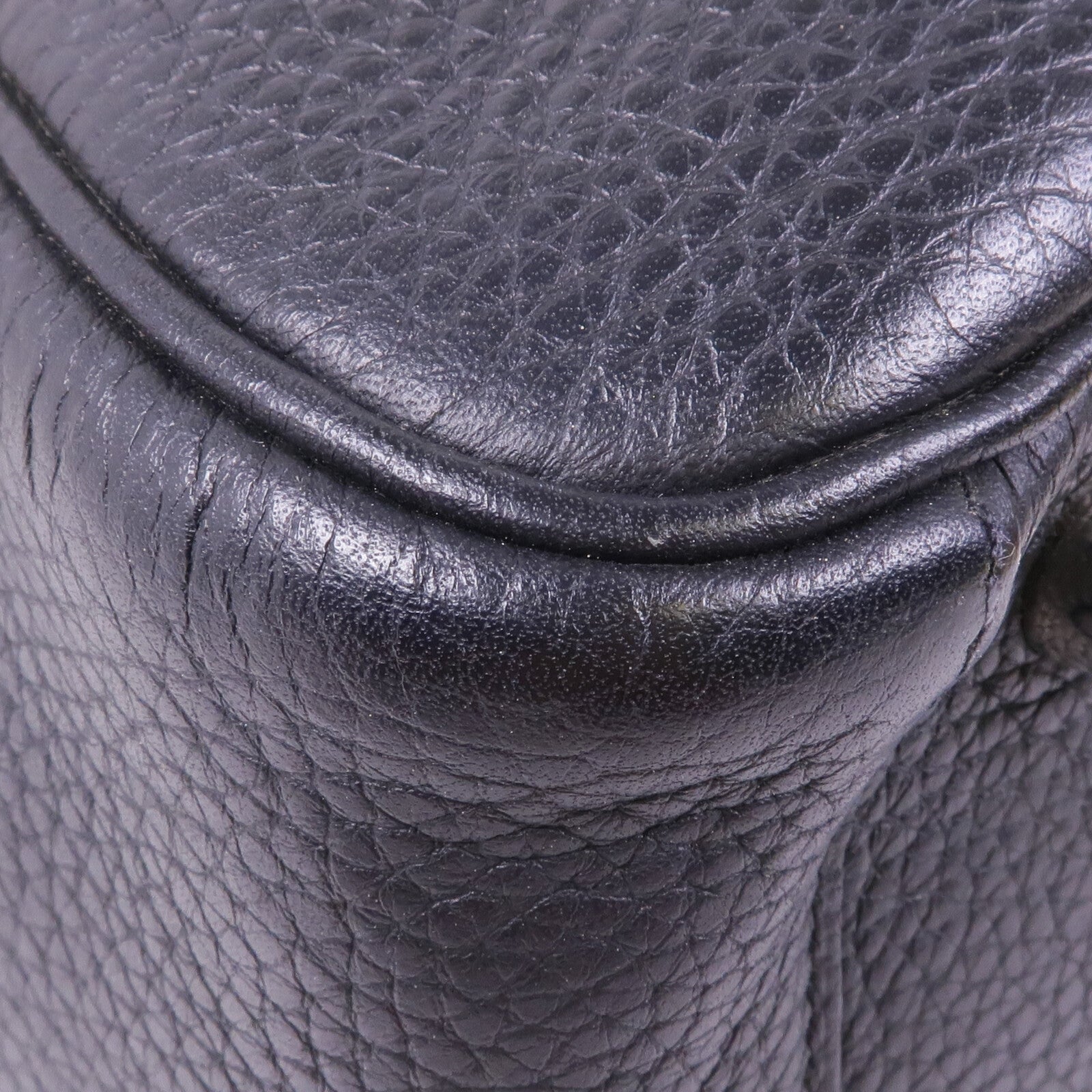 HERMES Clemence皮革Lindy 26銀扣手挽肩背兩用袋Noir