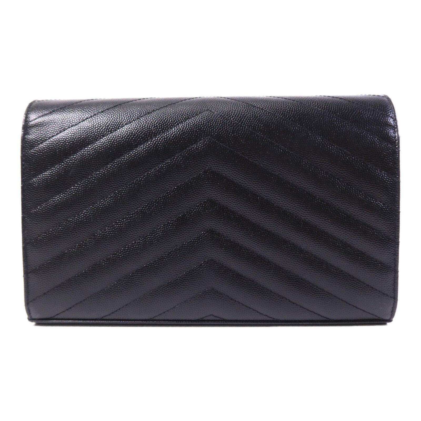SAINT LAURENT 牛皮皮革Cassandre Envelope鏈帶肩背袋