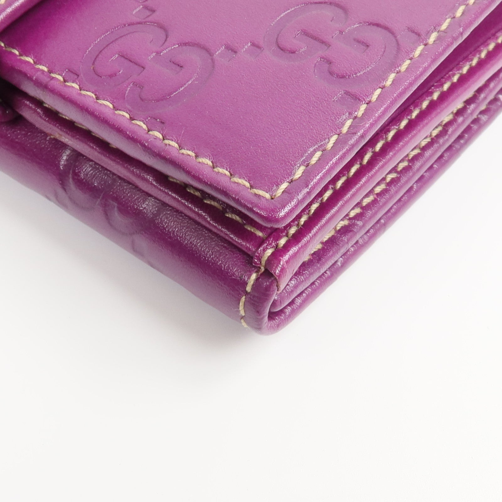 GUCCI 牛皮皮革Fold Wallet錢包