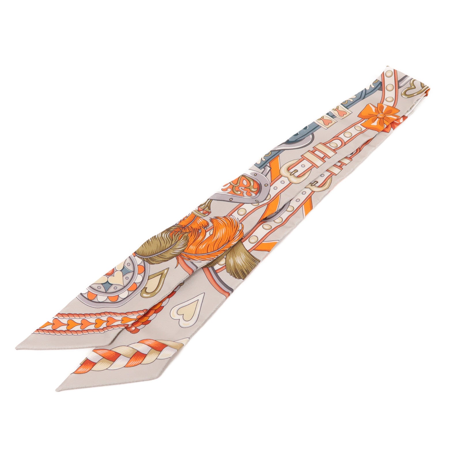 HERMES 絲質Twilly絲巾