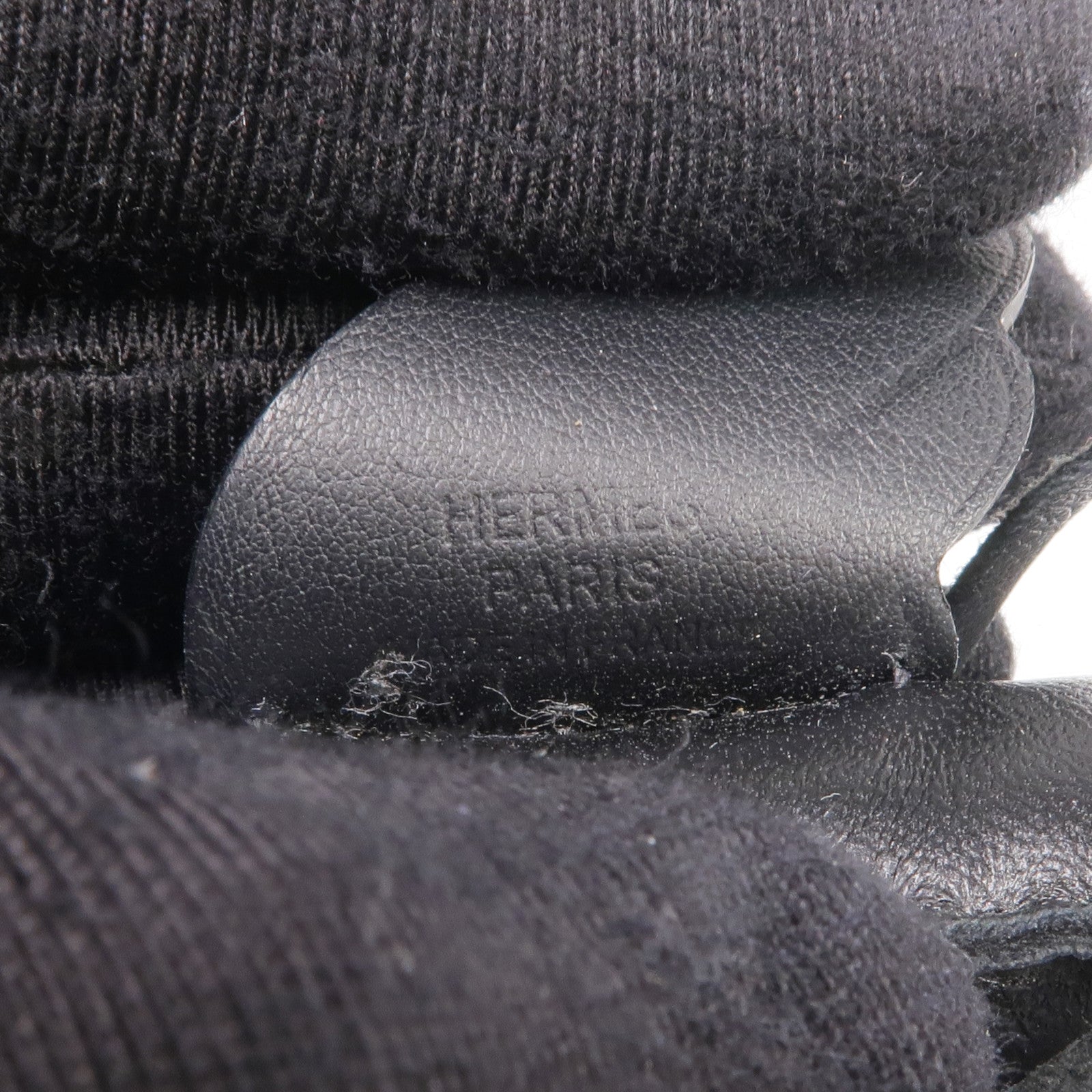 HERMES Milo/Swift皮革Rodeo Pegase PM掛飾Noir