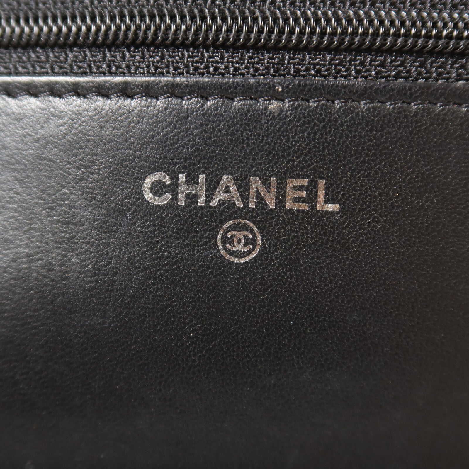CHANEL 羊皮皮革WOC Wallet On Chain鏈帶肩背袋