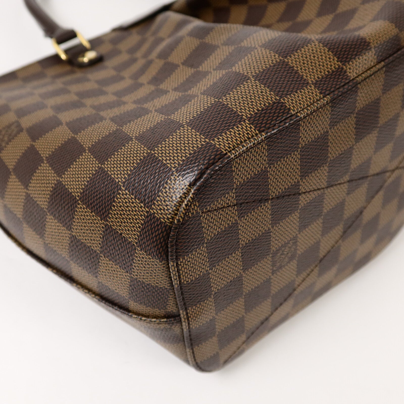 LOUIS VUITTON Damier Ebene Siena MM手挽肩背兩用袋