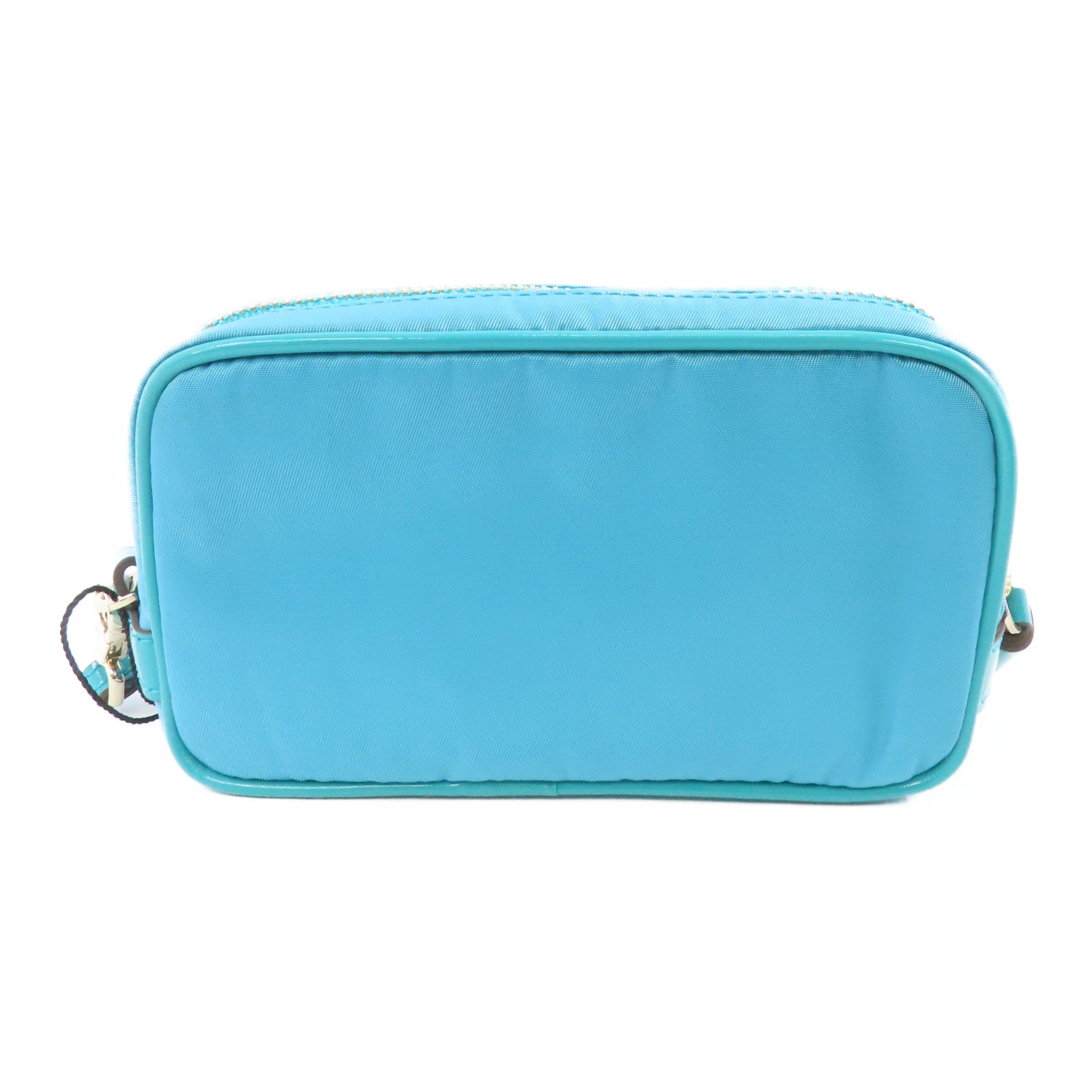 ANYA HINDMARCH 【激減優惠】尼龍Clutch Bag金扣手拿包藍色