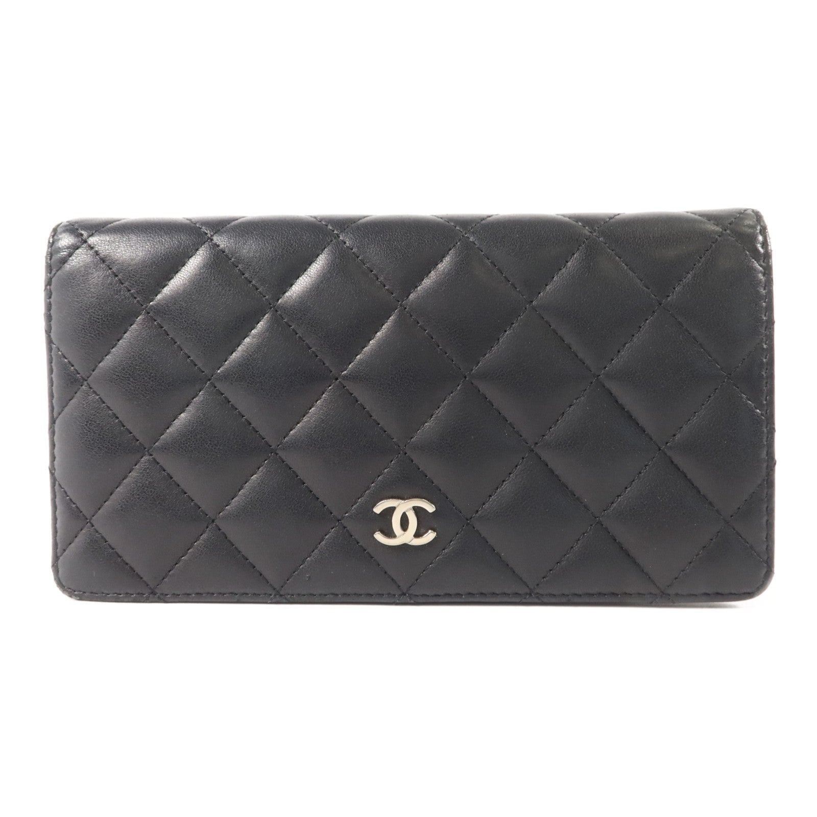 CHANEL 羊皮皮革Long Bifold Wallet長錢包