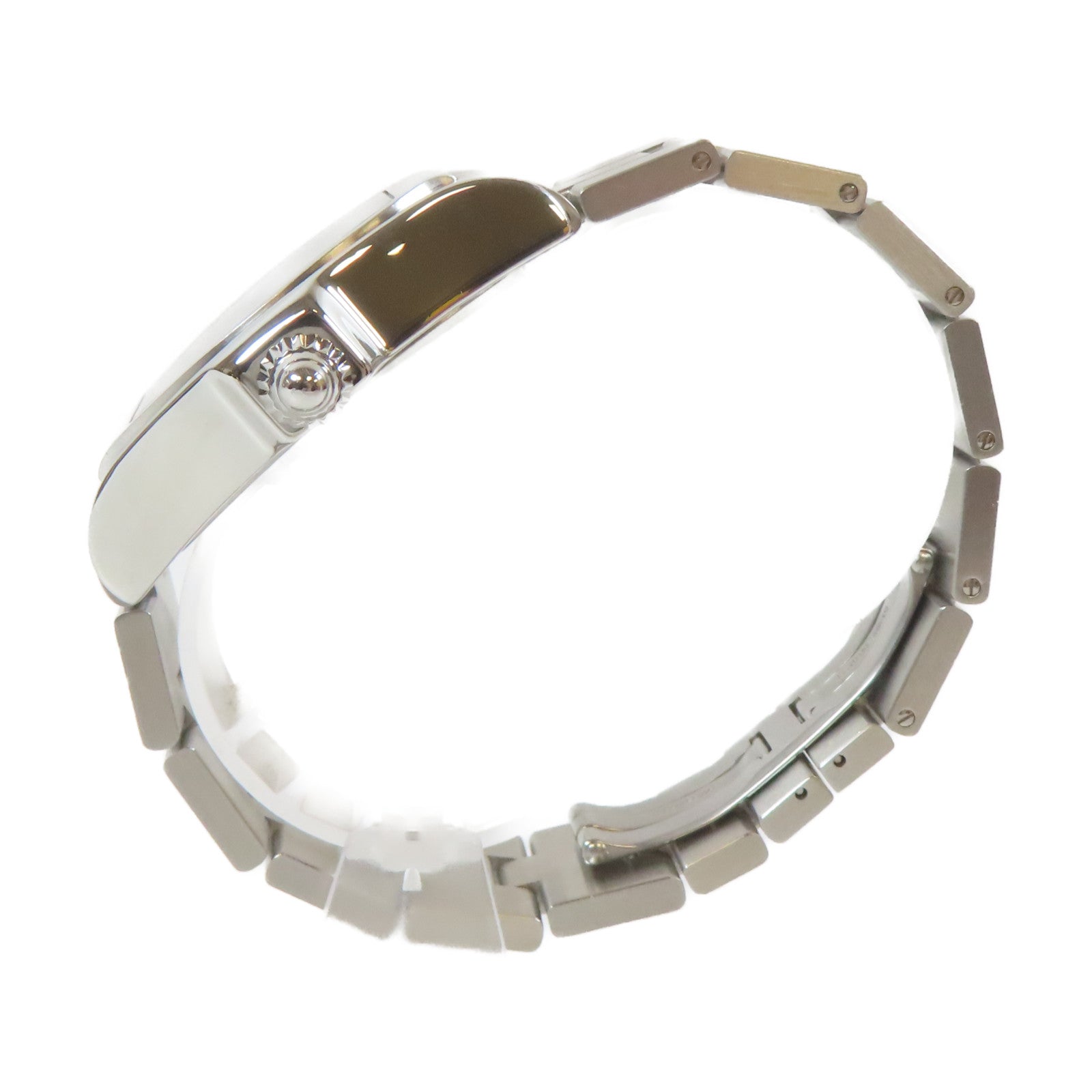 CARTIER Roadster不鏽鋼手錶自動機芯銀色