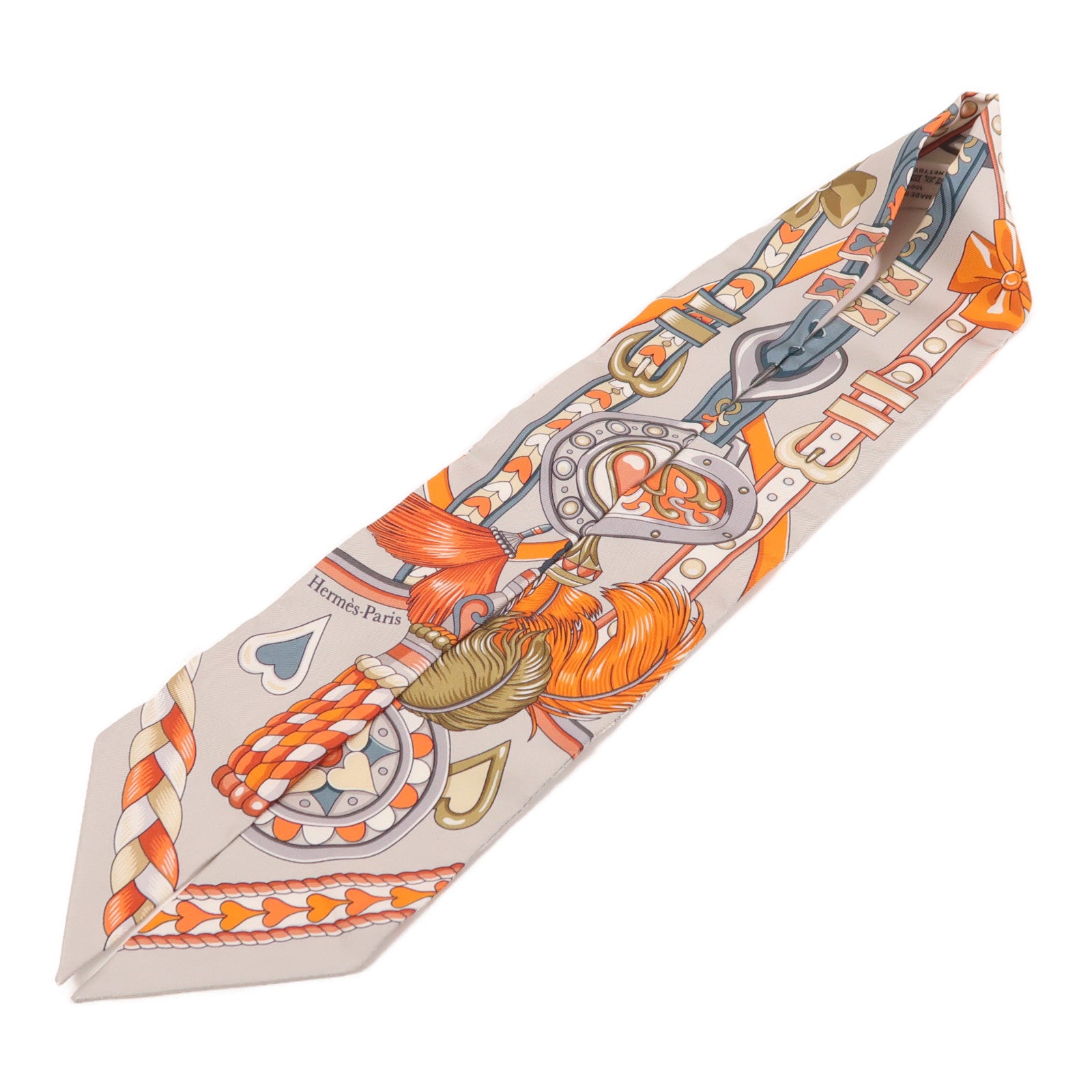 HERMES 絲質Twilly絲巾