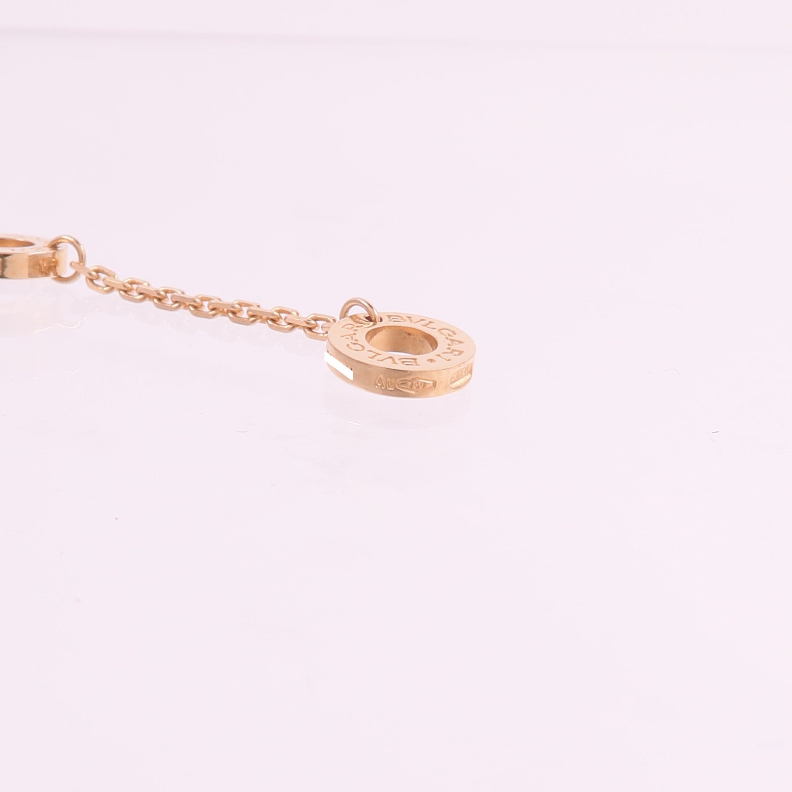 BVLGARI 18K玫瑰金Divas' Dream Necklace孔雀石/鑽石項鍊