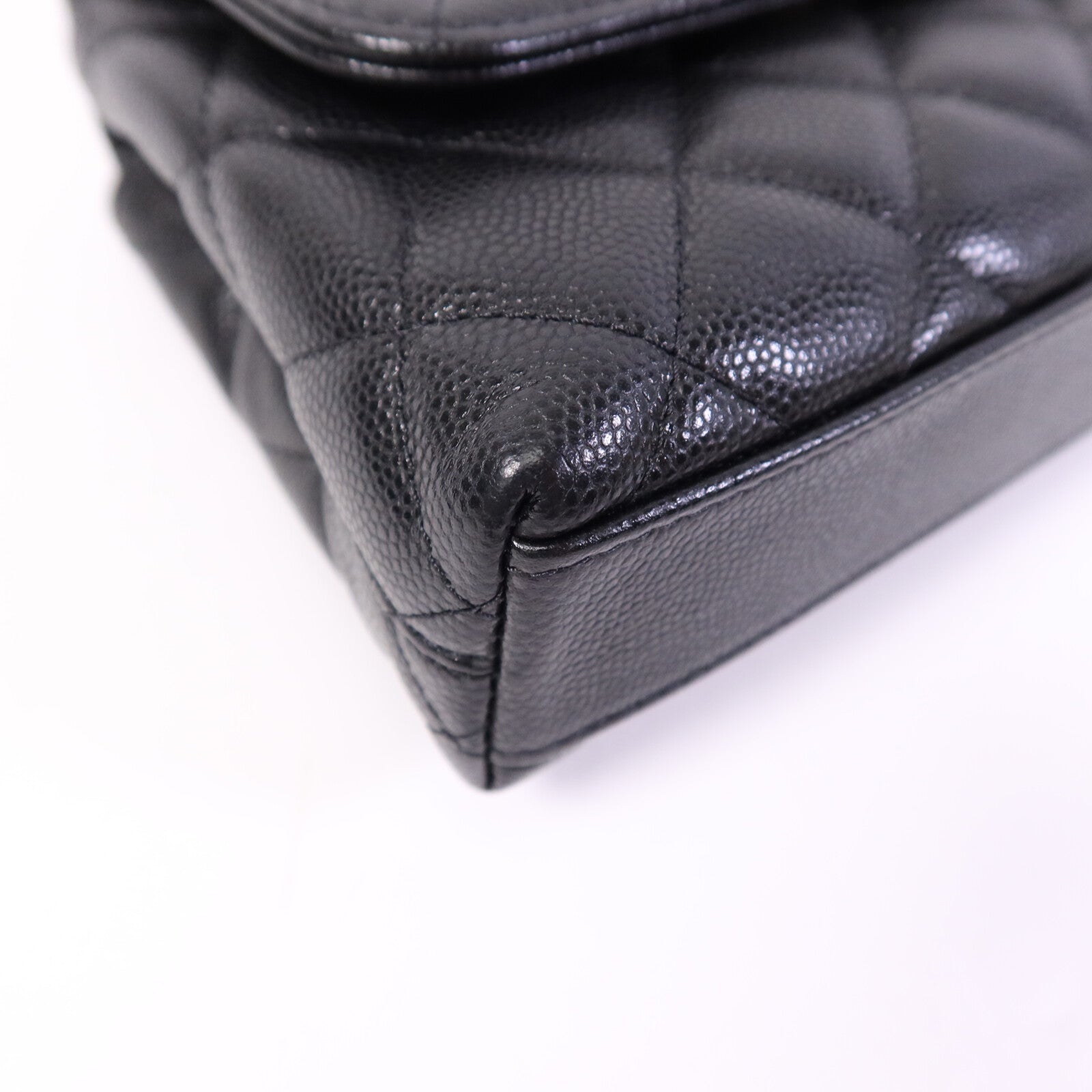 CHANEL 牛皮皮革Mirco Coco Handle金扣鏈帶手挽肩背兩用袋