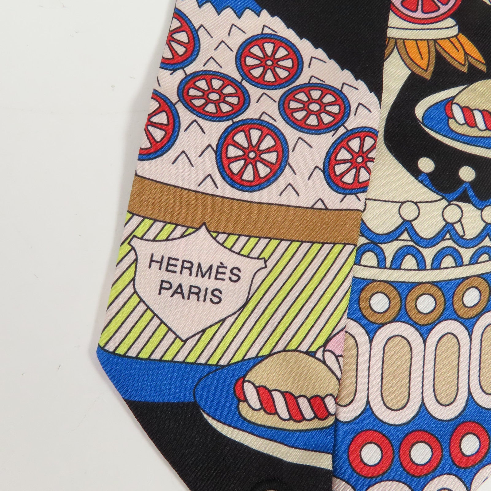 HERMES 絲質Twilly絲巾