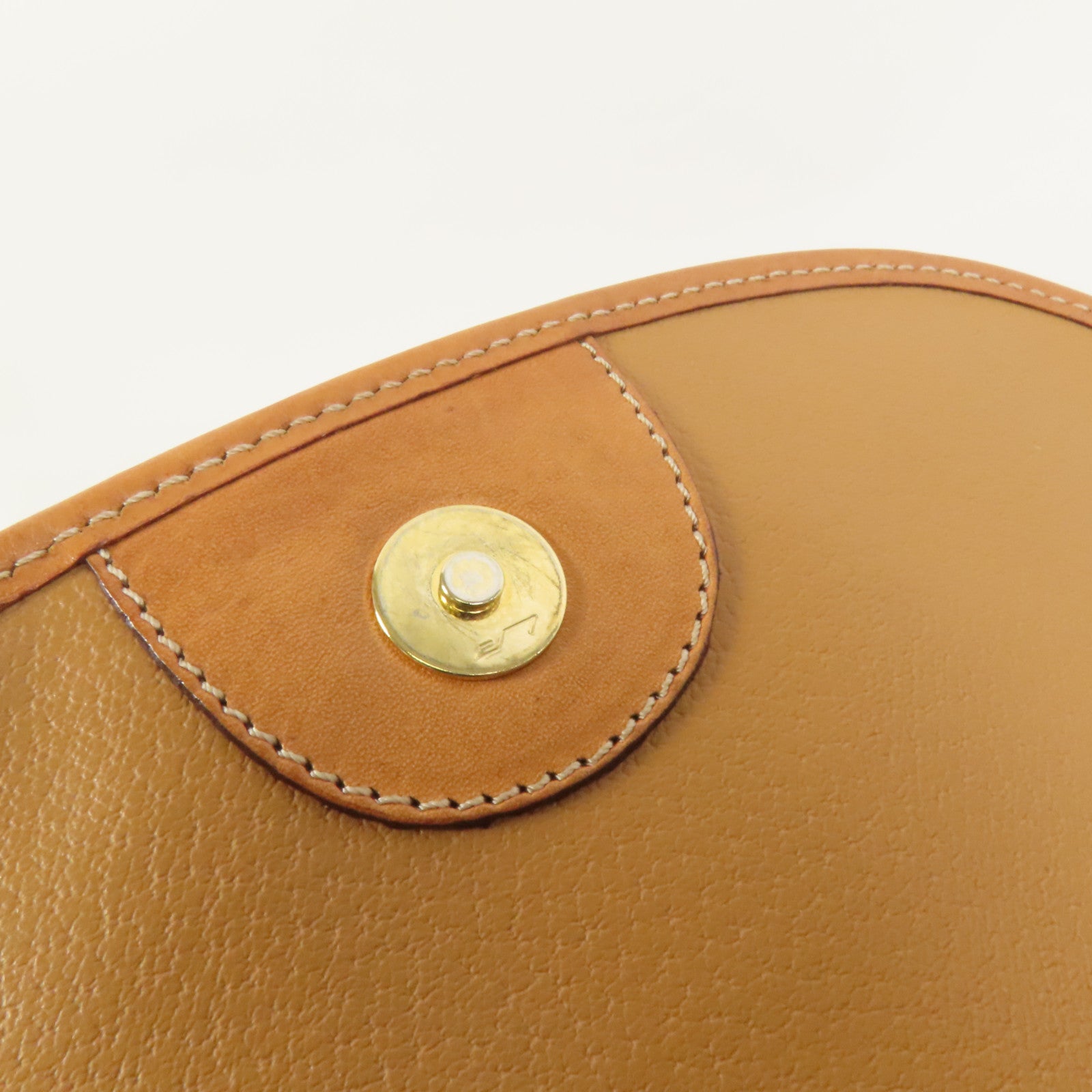 CELINE 塗層帆布Vintage Shoulder Bag金扣肩背袋