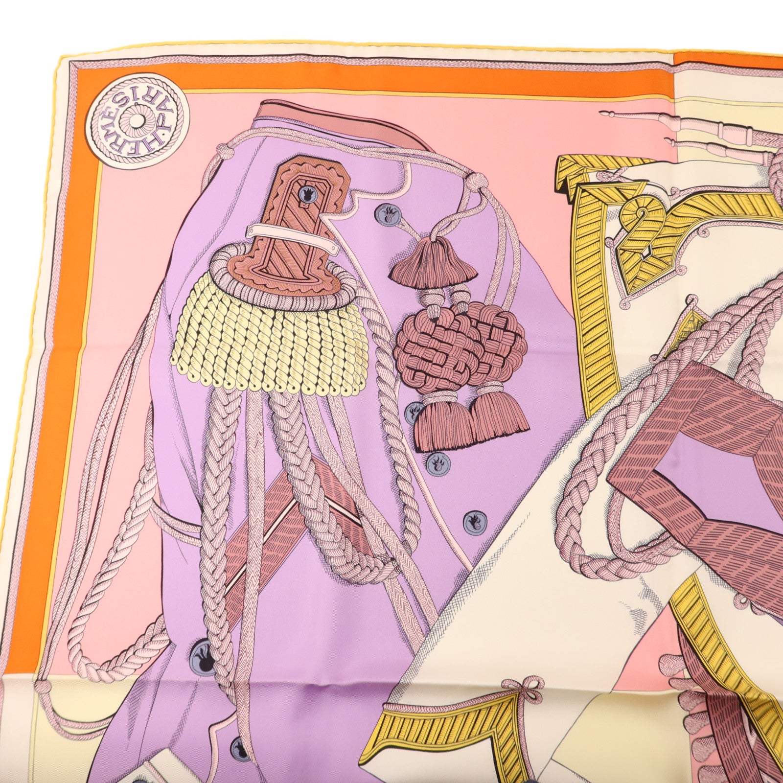 HERMES 絲質Scarf 90x90絲巾