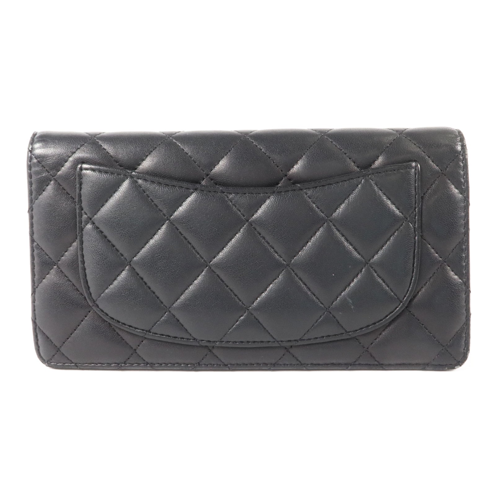 CHANEL 羊皮皮革Long Bifold Wallet長錢包