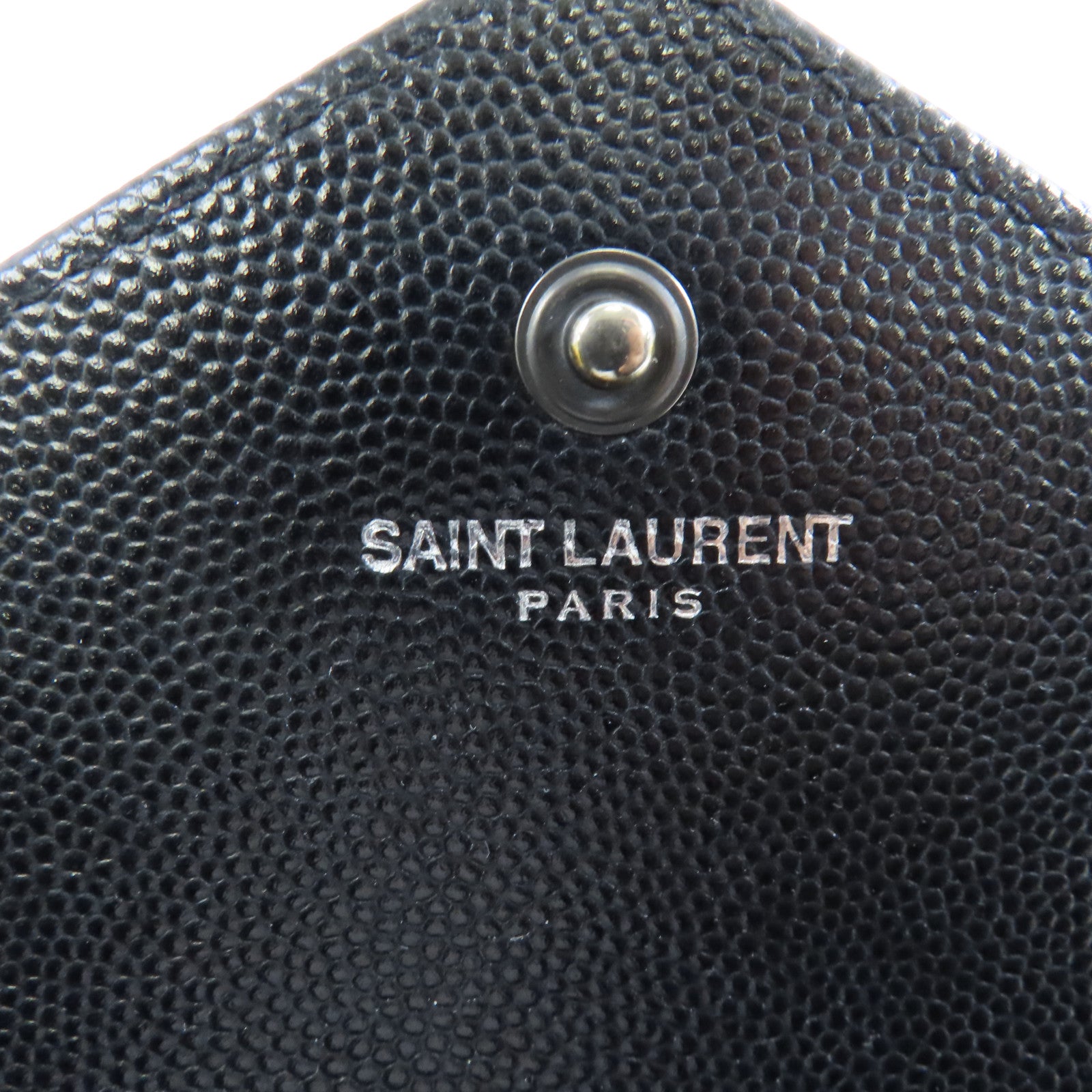 SAINT LAURENT 牛皮皮革Chain Shoulder Bag鏈帶肩背袋黑色