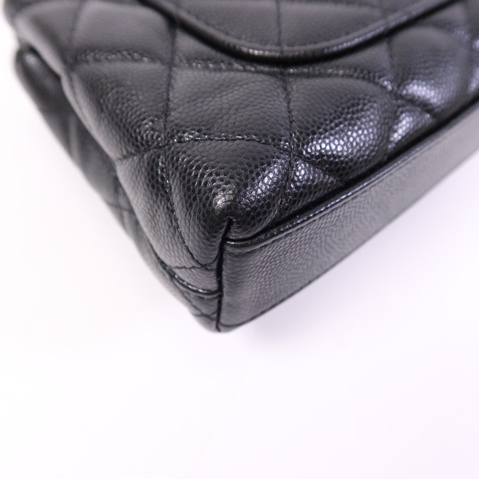 CHANEL 牛皮皮革Mirco Coco Handle金扣鏈帶手挽肩背兩用袋