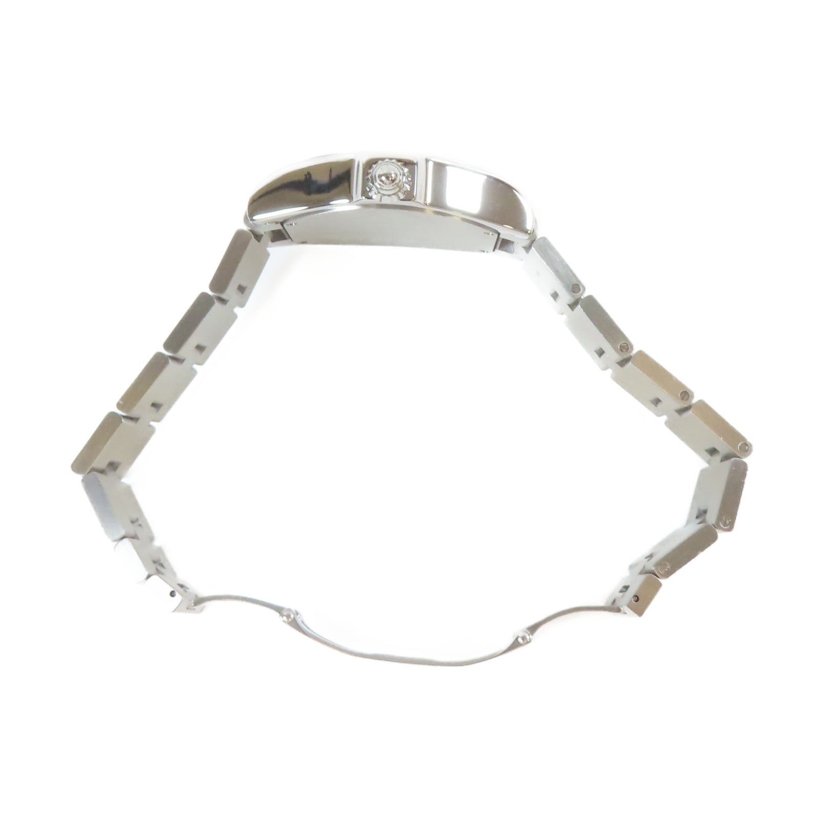 CARTIER Roadster不鏽鋼手錶自動機芯銀色