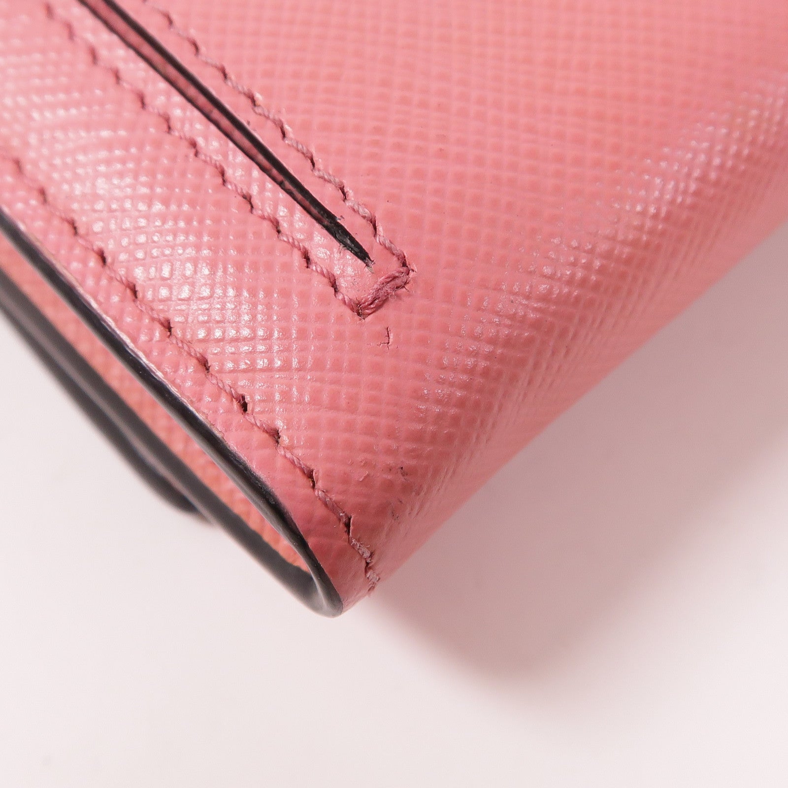 PRADA 牛皮皮革Long Wallet金扣長錢包