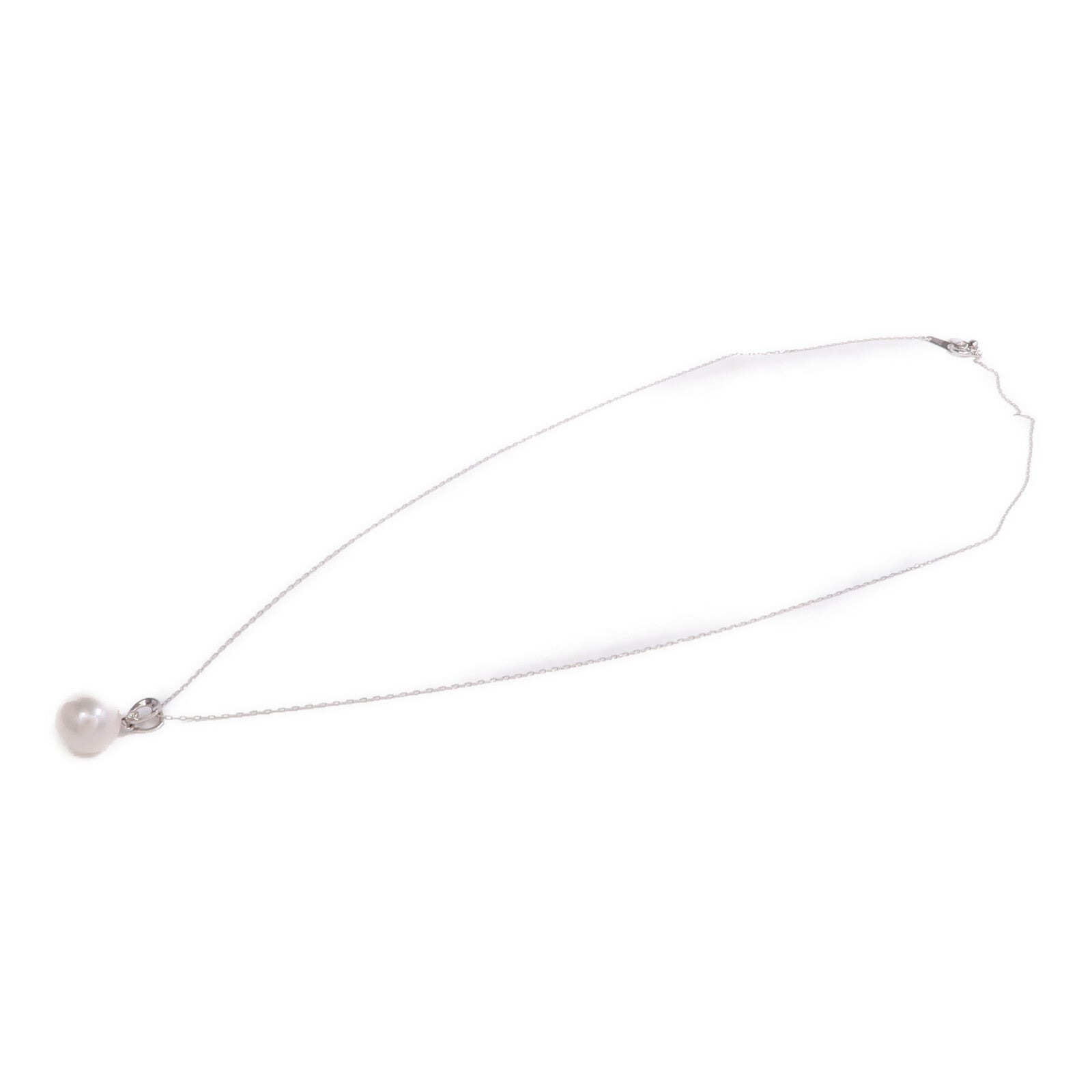 JEWELRY 18K白金Pearl Diamond Necklace珍珠/鑽石項鍊