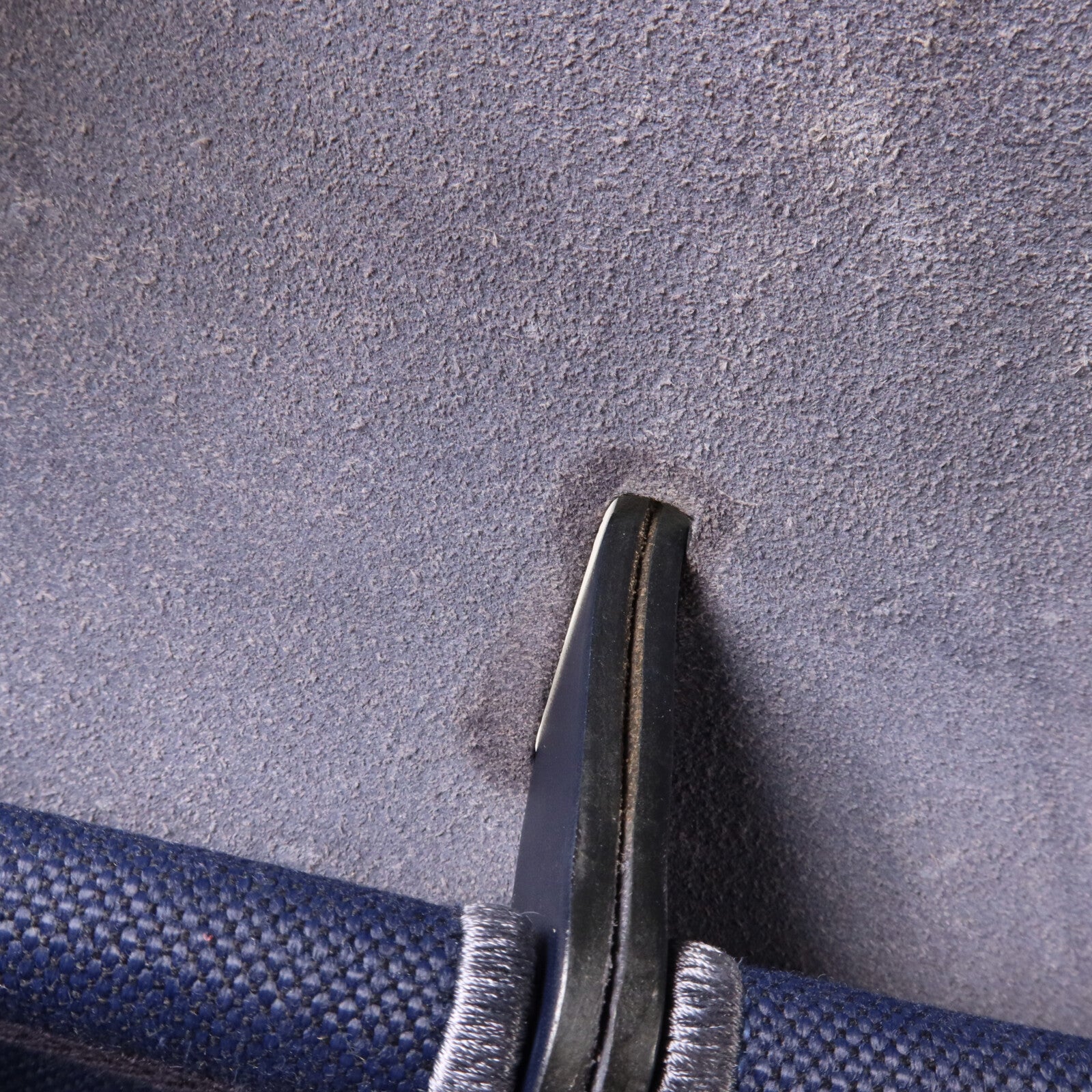 HERMES 帆布Herbag a Dos Zip Retourne Backpack背包Bleu Indigo