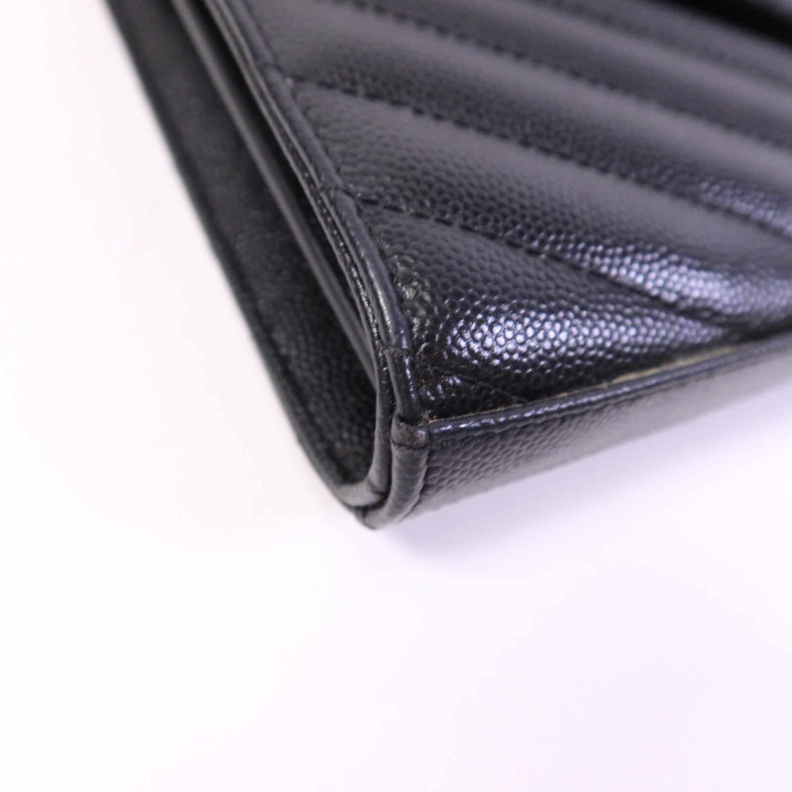 SAINT LAURENT 牛皮皮革Cassandre Envelope鏈帶肩背袋
