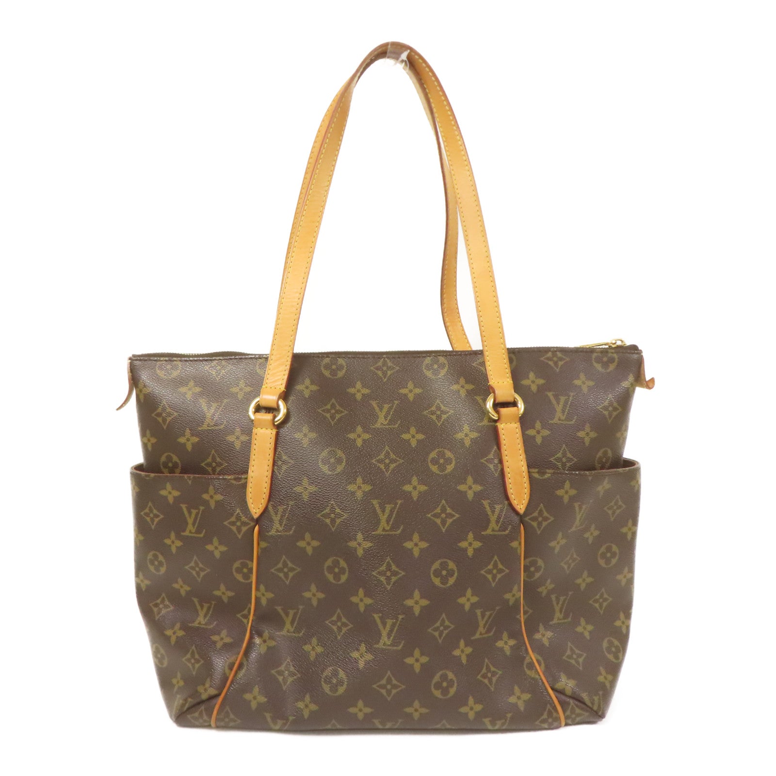 LOUIS VUITTON LV GHW Totally MM Shoulder Tote Bag M56689 Monogram Brown